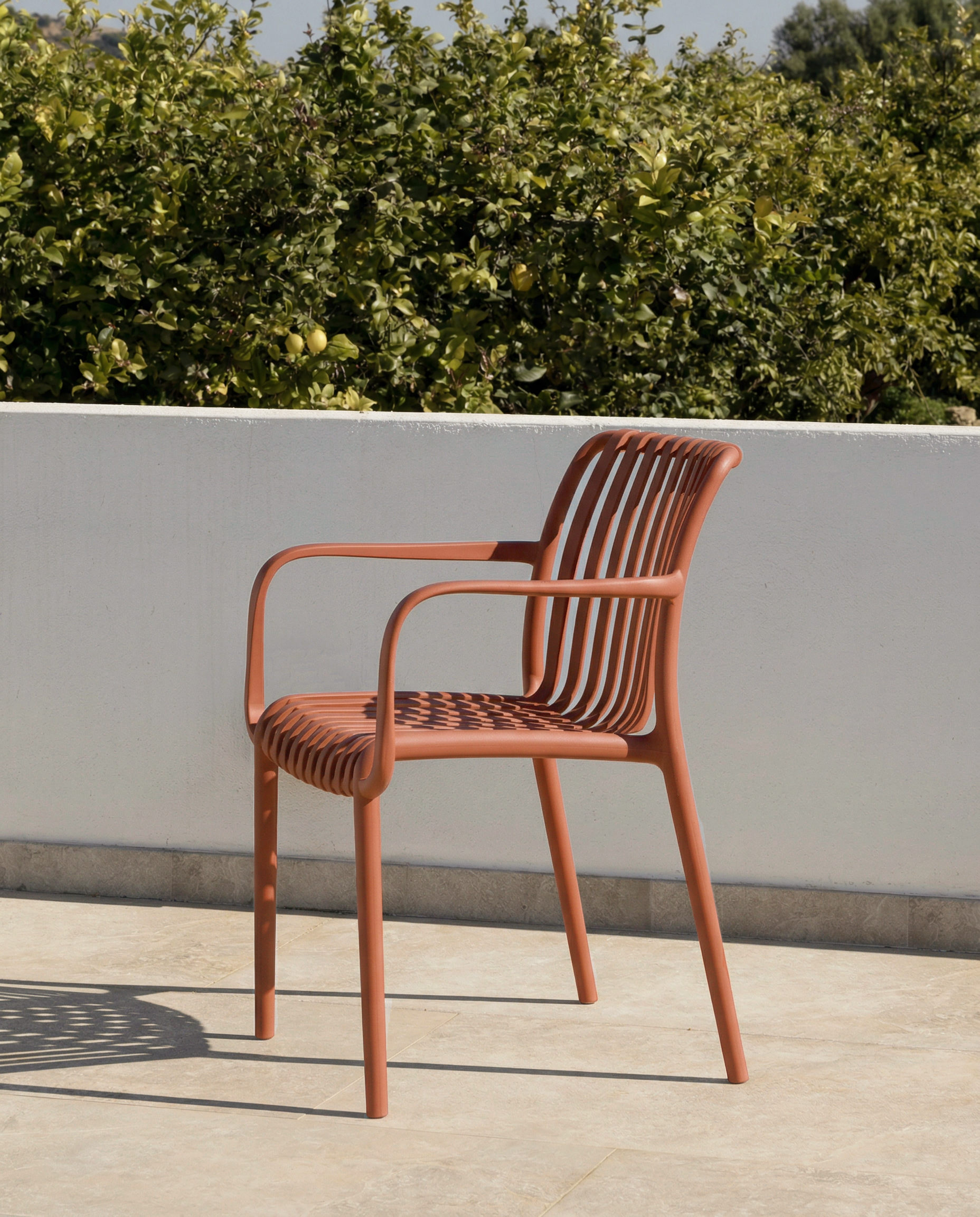 Chaise Habana en polypropylène tuilé