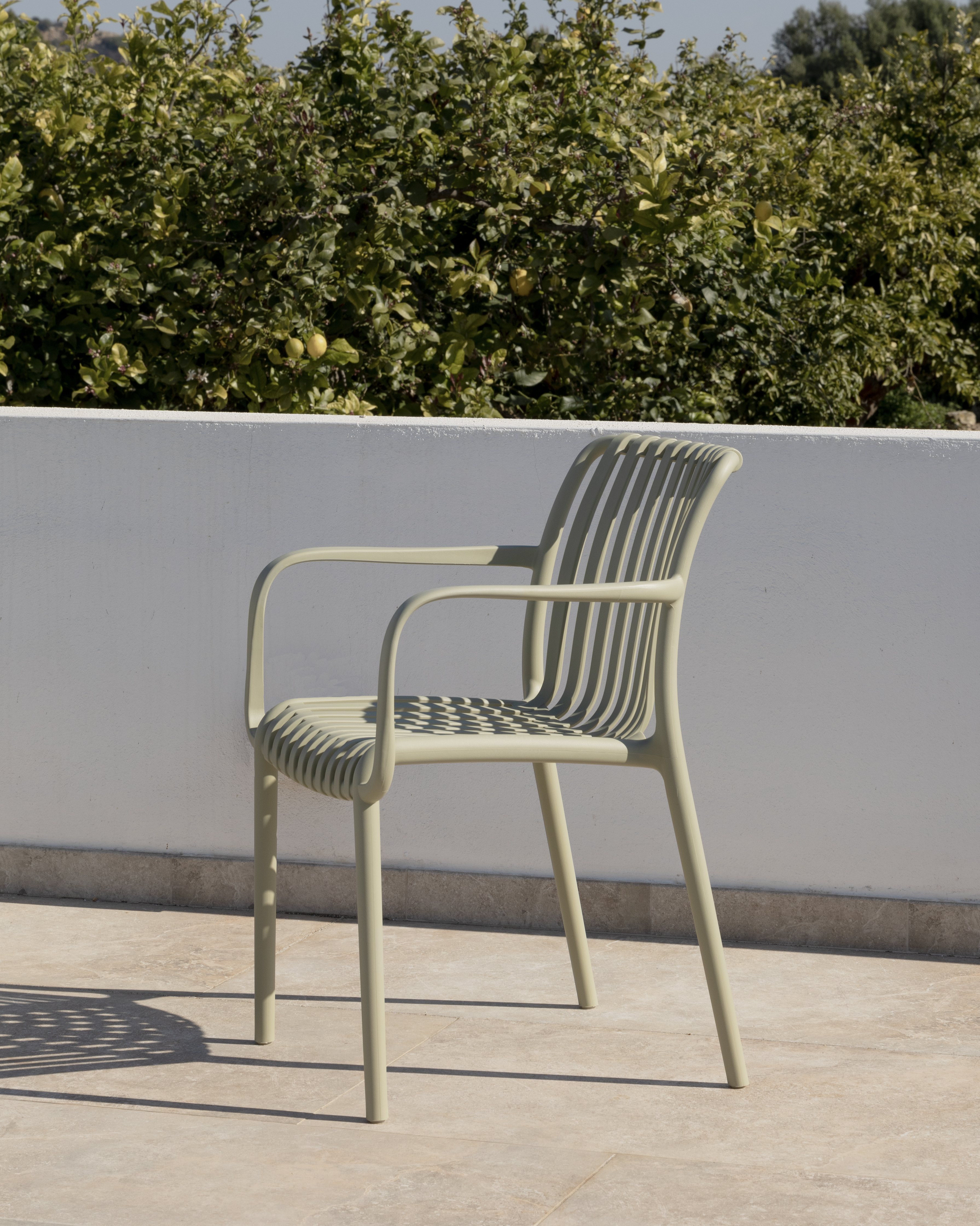 Chaise Habana en polypropylène vert
