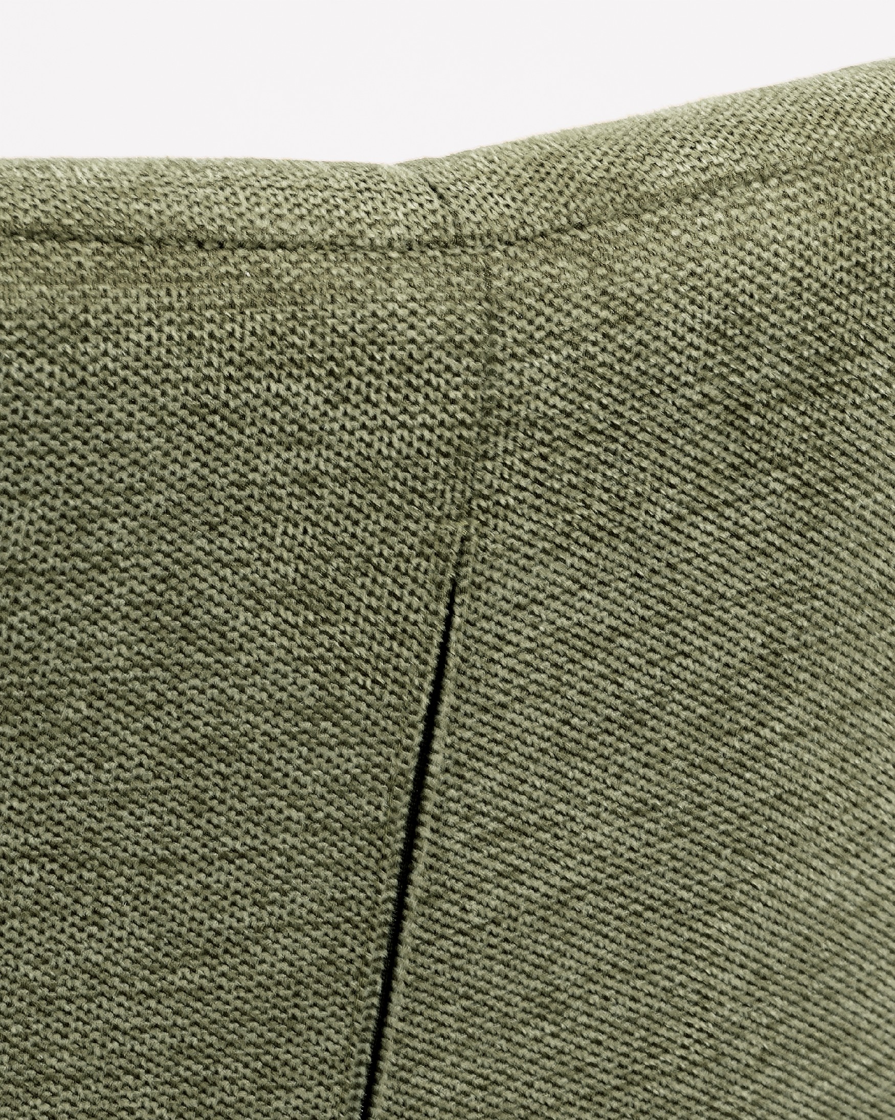 Modena swivel chair 180º with return function, green upholstery and black metal legs
