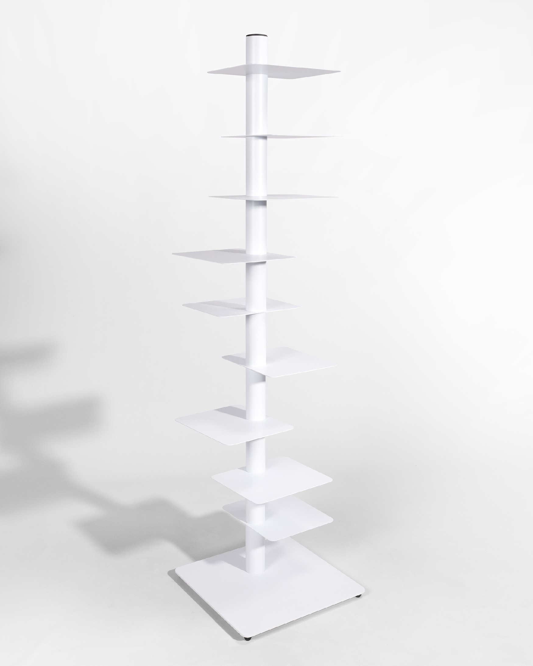 Étagère verticale Air blanche, ajustable