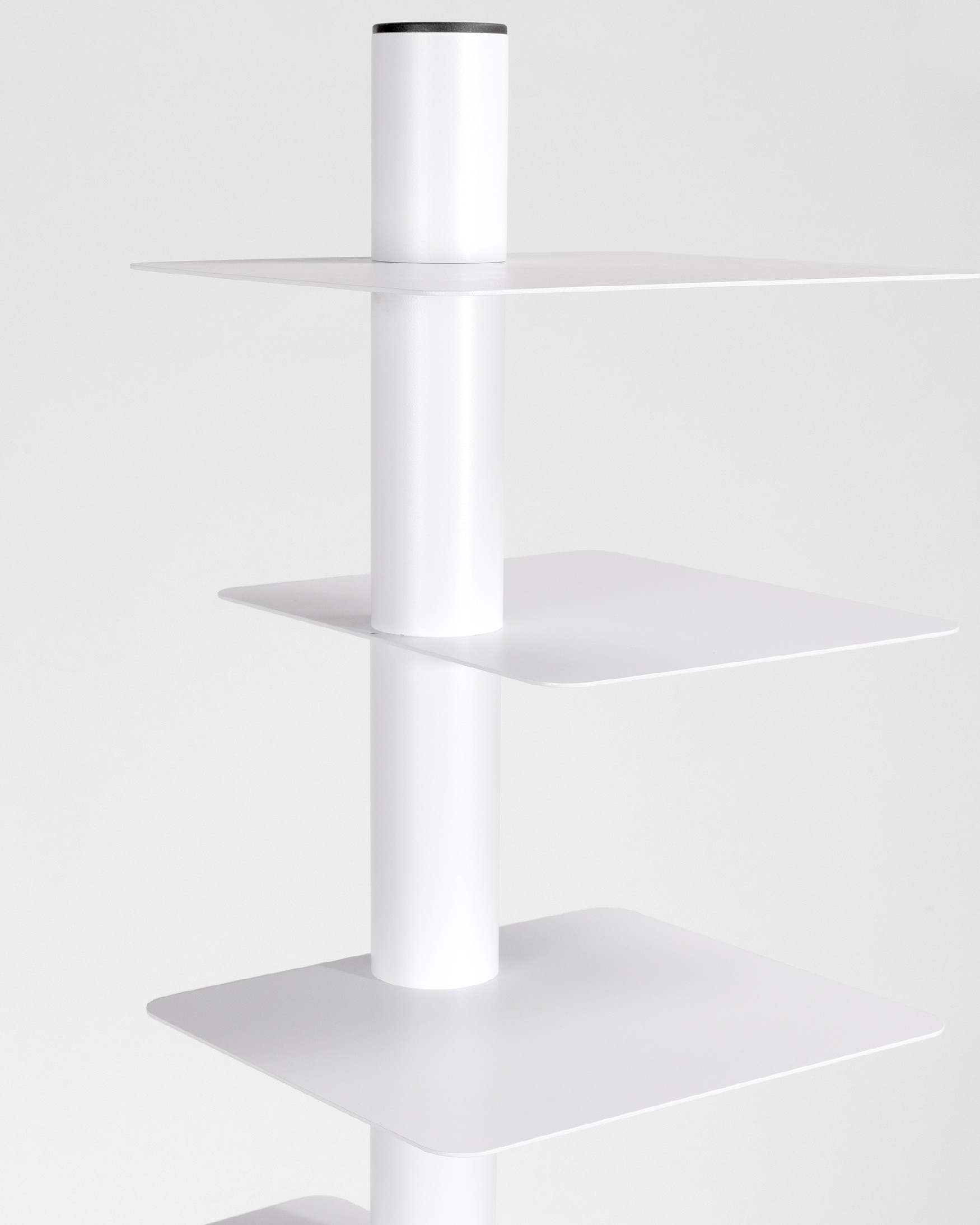 Étagère verticale Air blanche, ajustable
