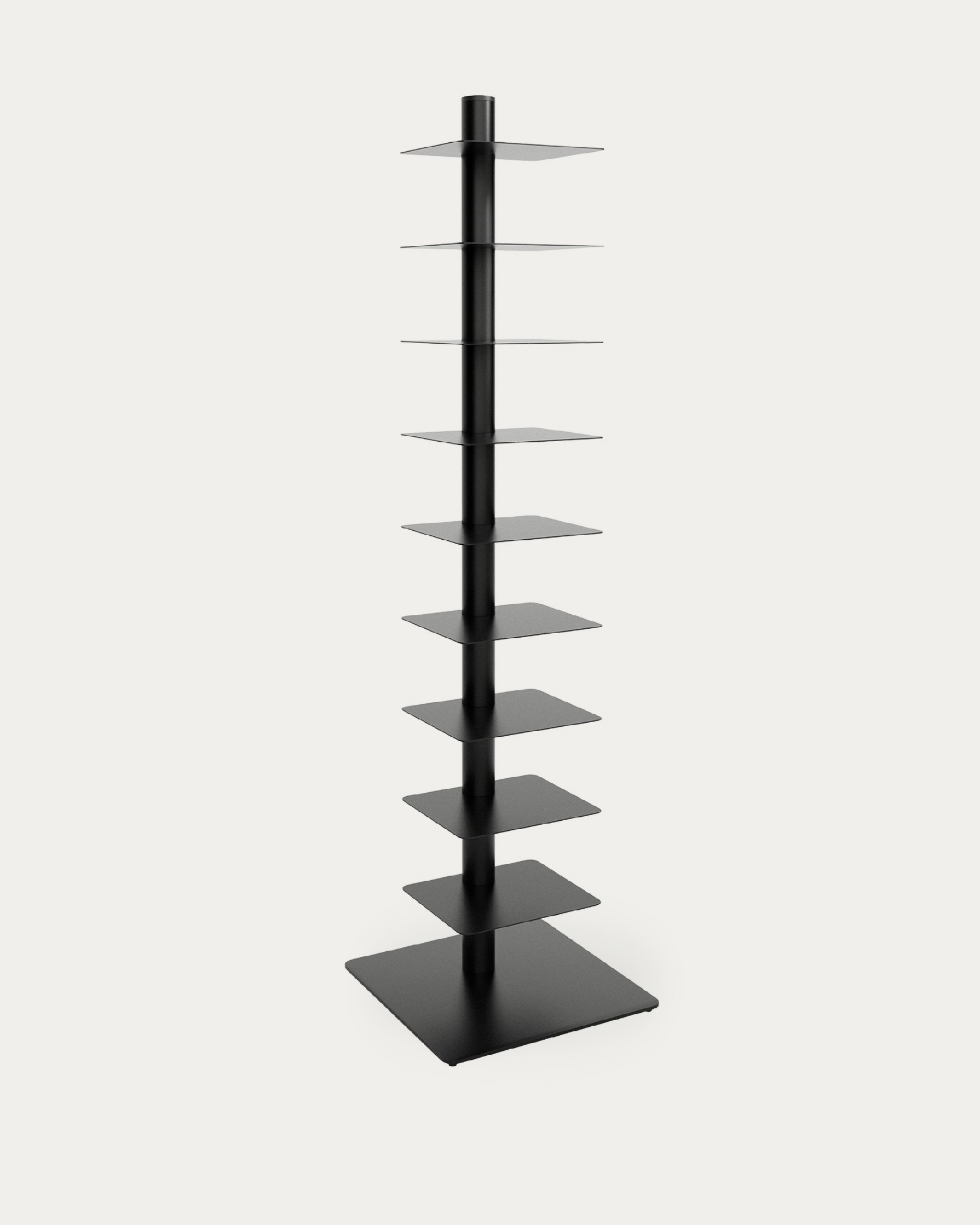Étagère verticale Air noire, ajustable