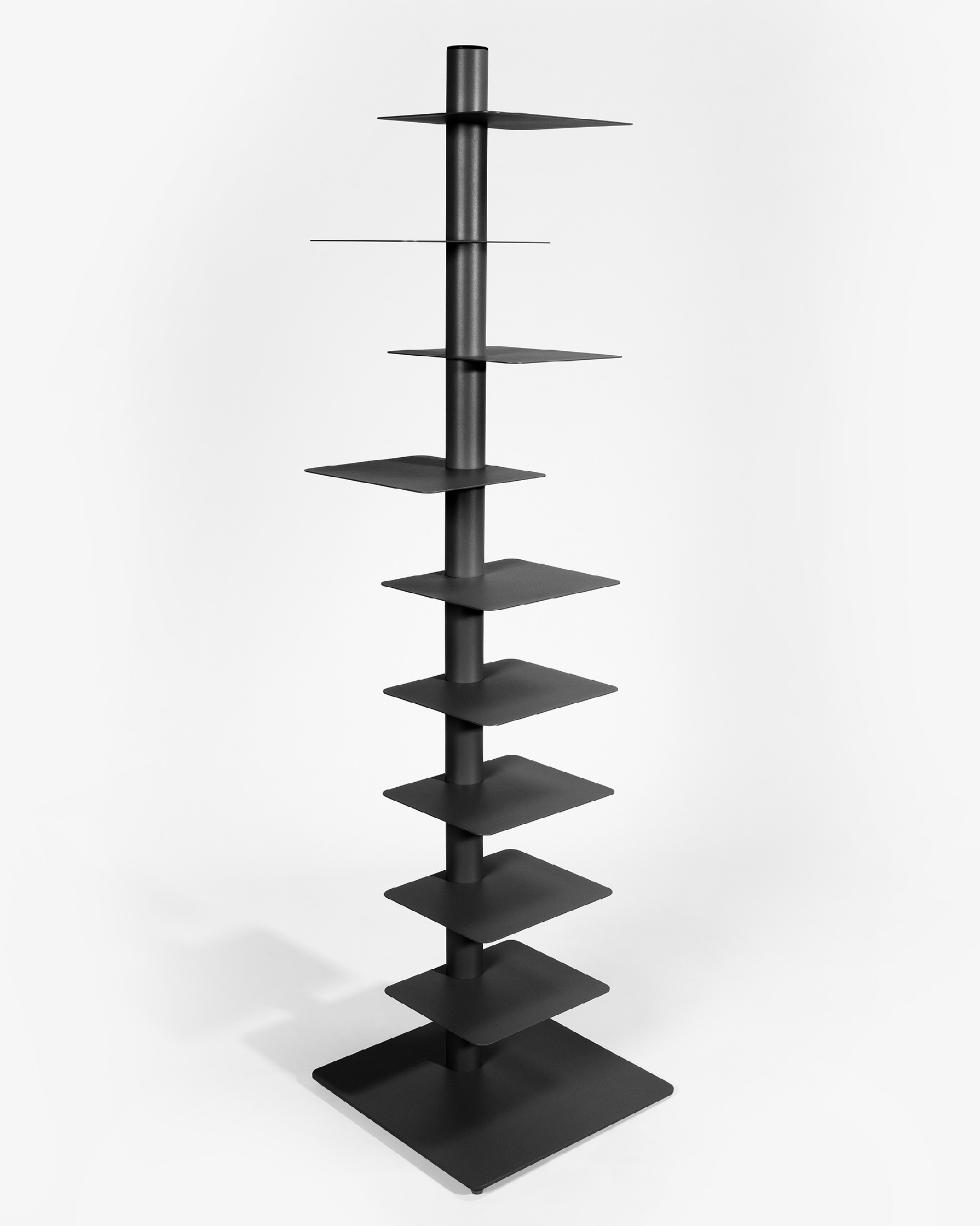 Étagère verticale Air noire, ajustable