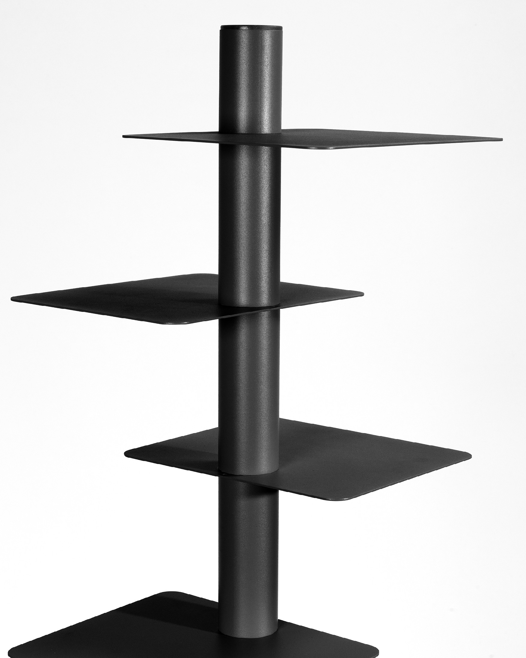 Étagère verticale Air noire, ajustable