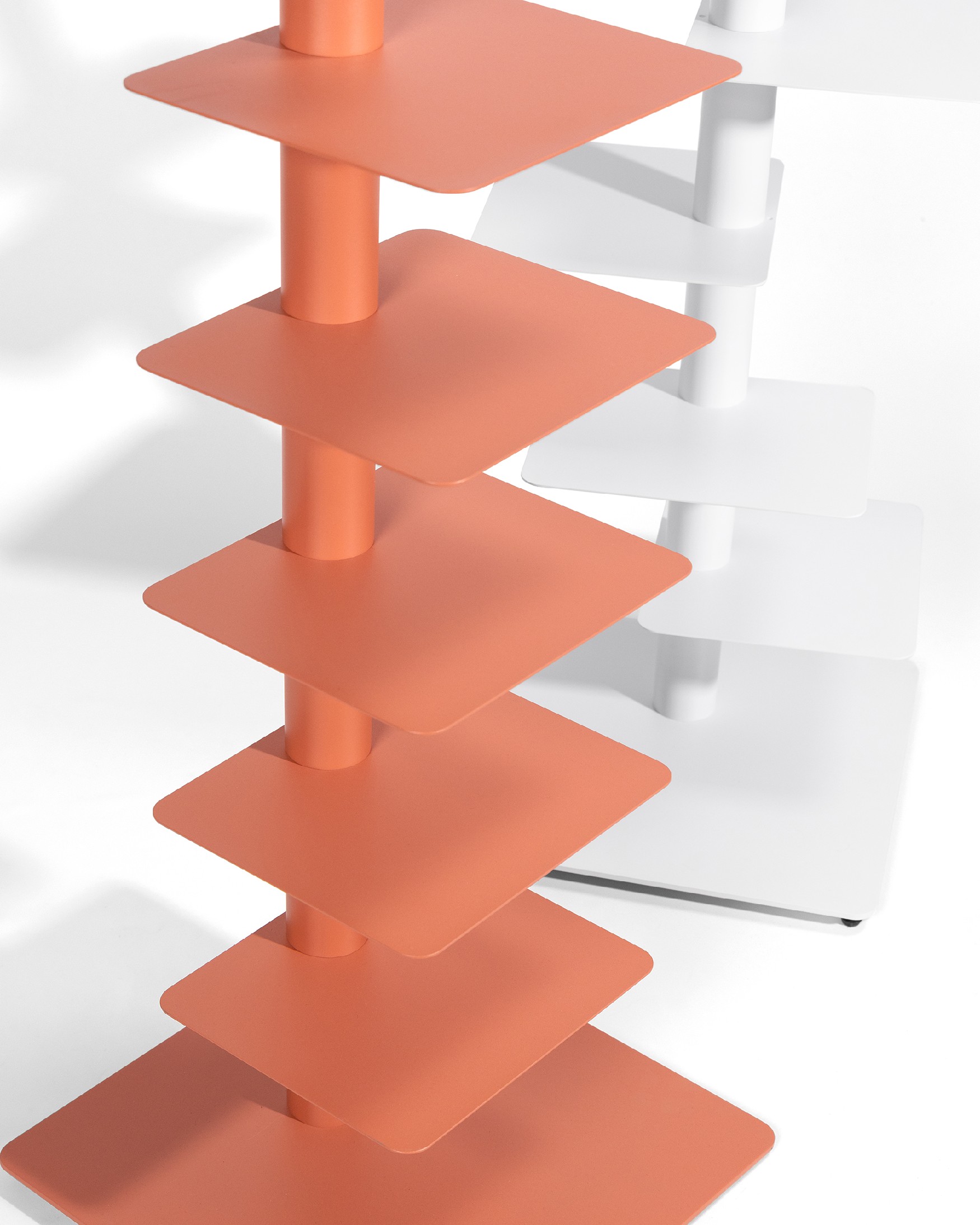Étagère verticale Air terracotta, ajustable