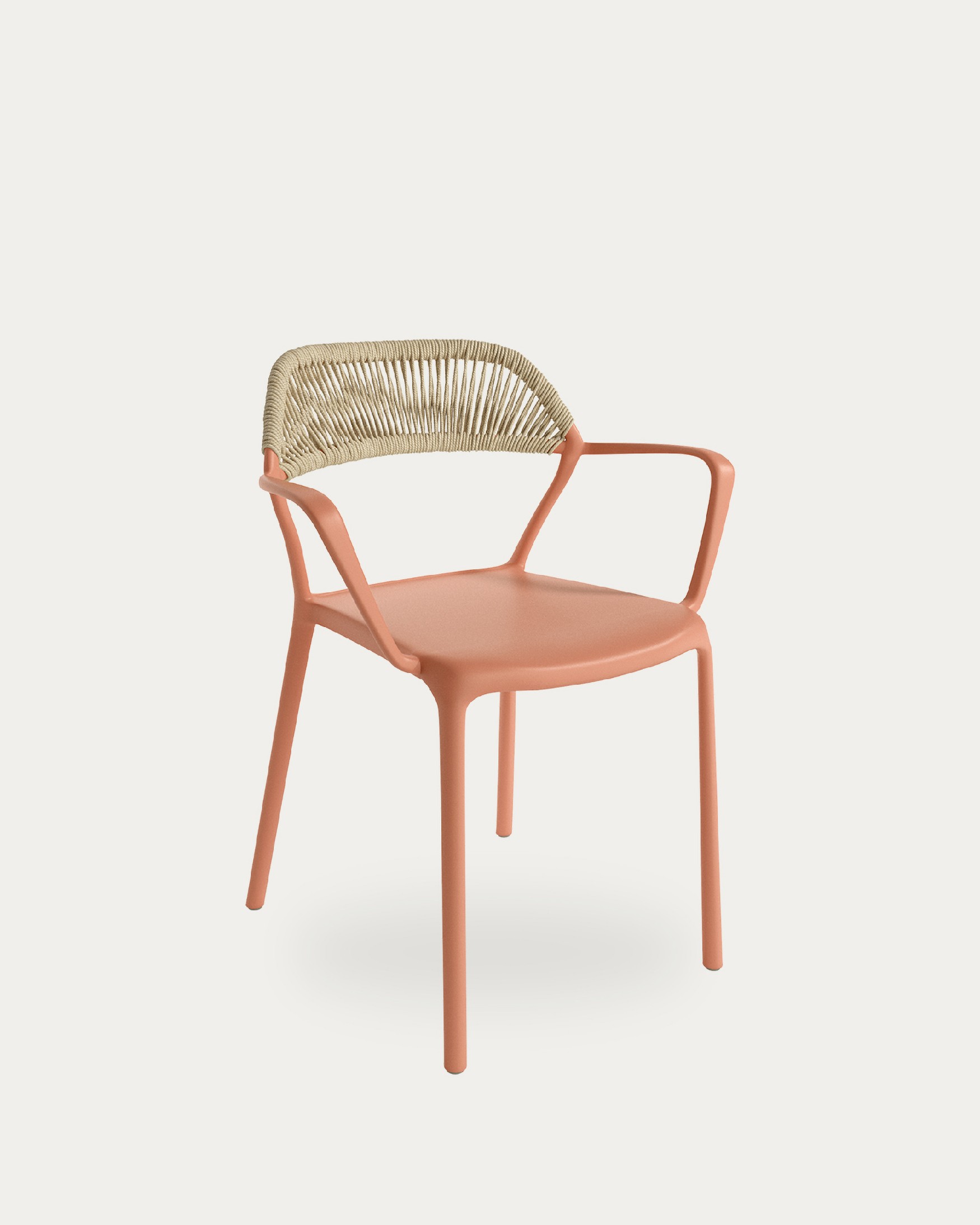 Chair Amalfi in tile polypropylene and synthetic rope