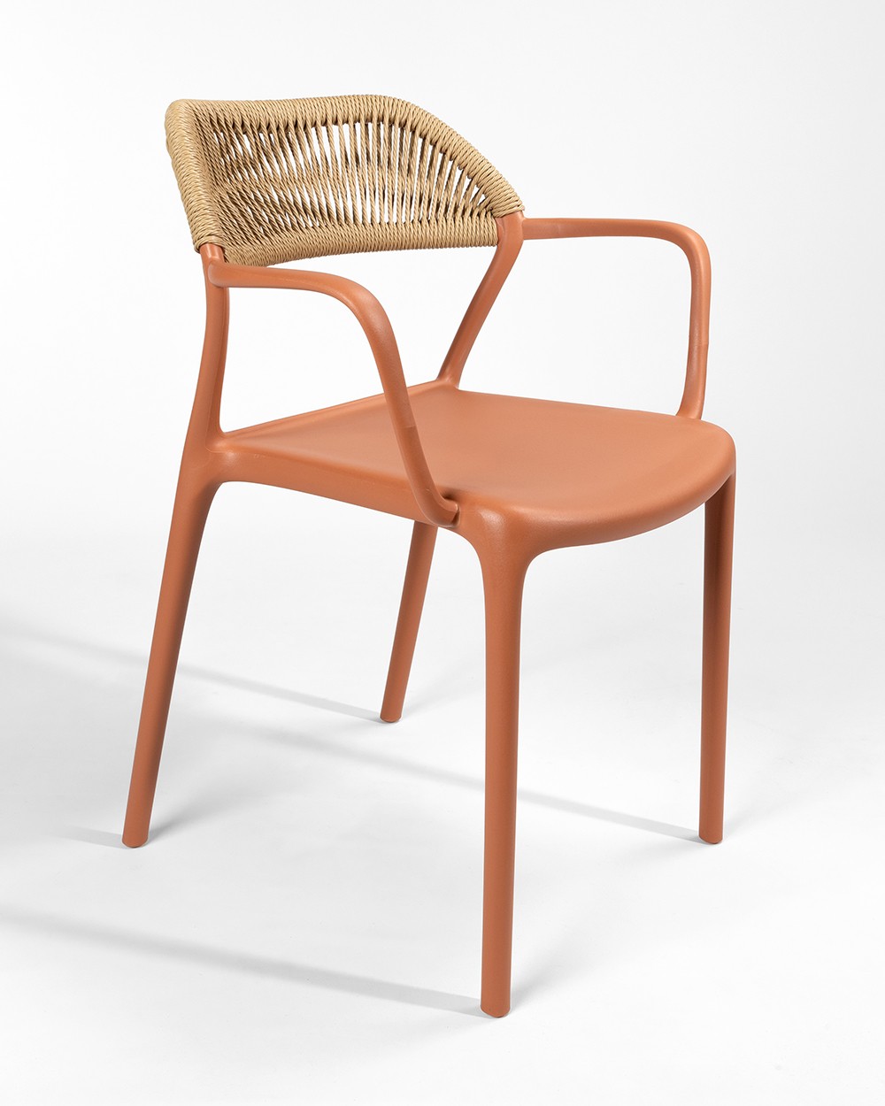 Chair Amalfi in tile polypropylene and synthetic rope