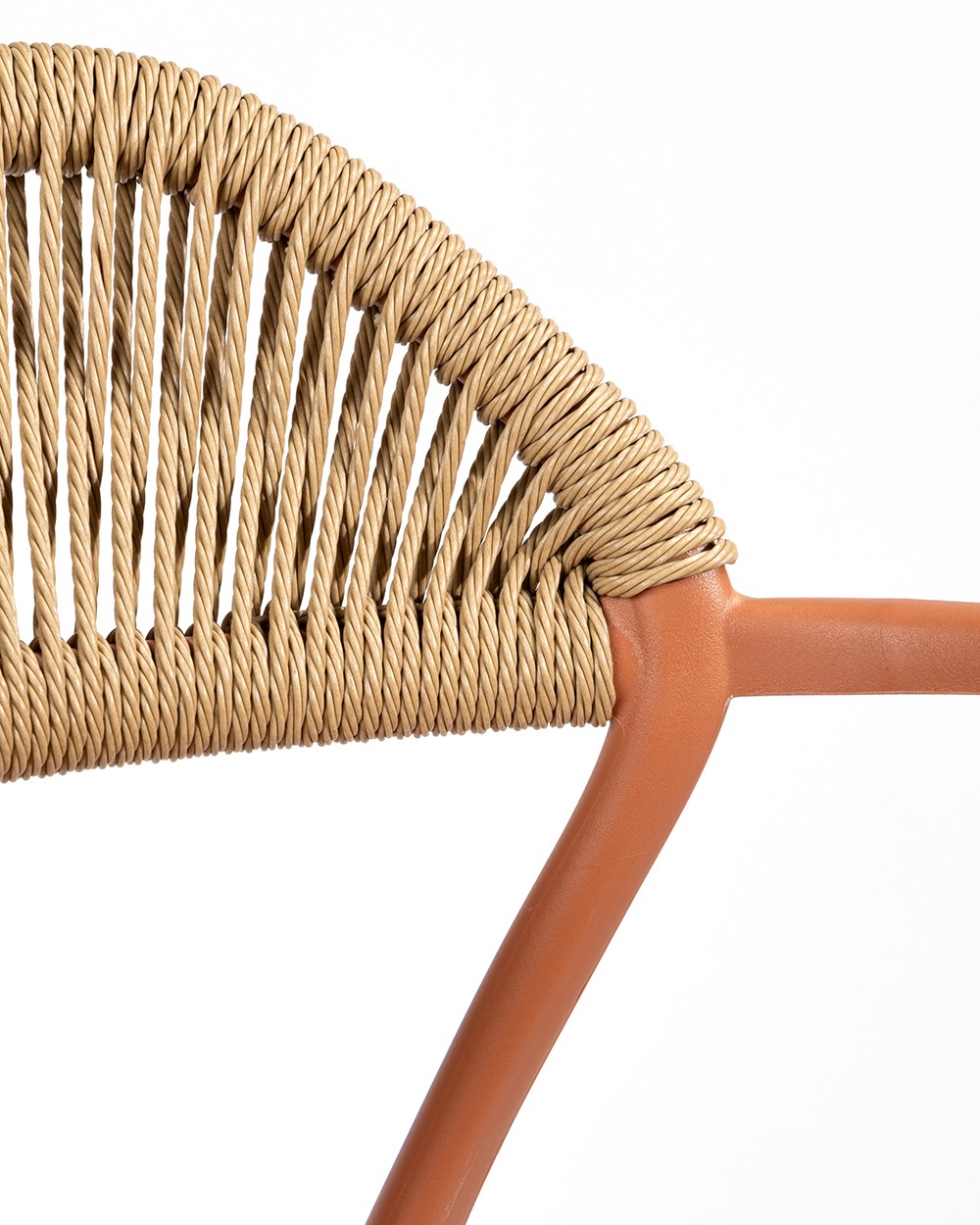 Chair Amalfi in tile polypropylene and synthetic rope
