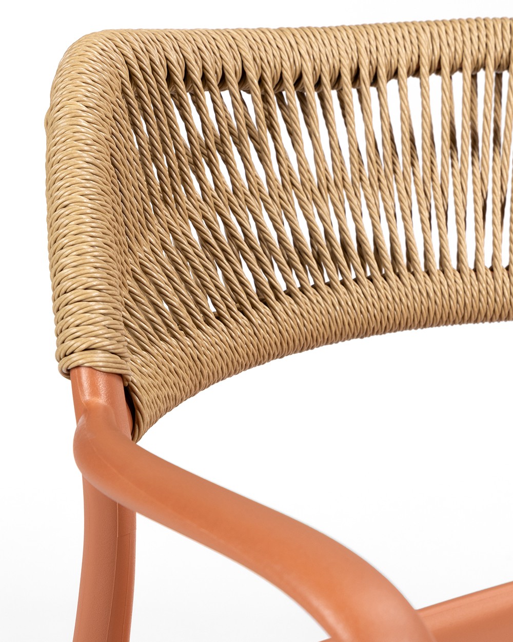 Chair Amalfi in tile polypropylene and synthetic rope