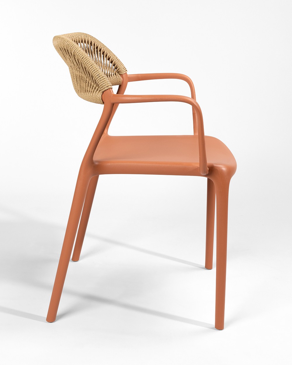 Chair Amalfi in tile polypropylene and synthetic rope