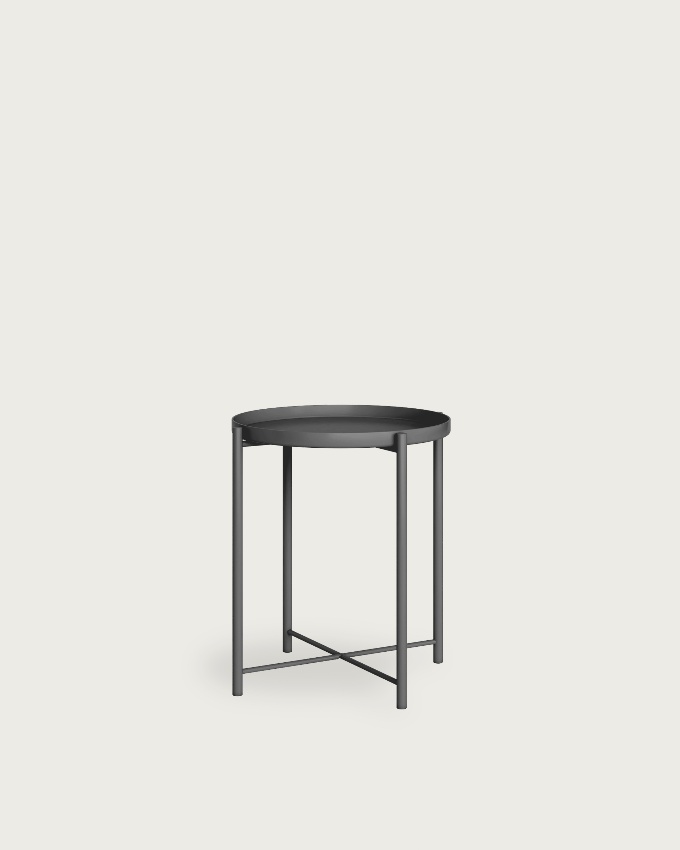 Antarctic auxiliary table graphite Ø 44 cm