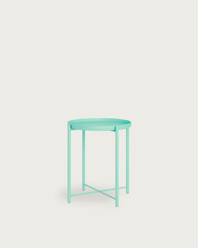 Antarctic green side table Ø 44 cm