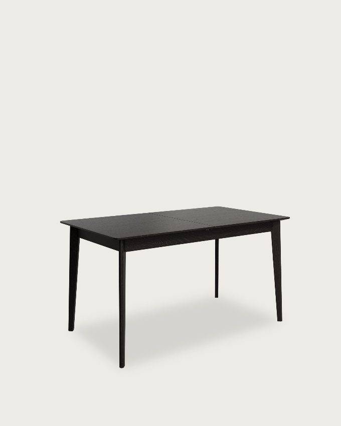 Aura extendable table with black oak finish 140(180) x 90 cm