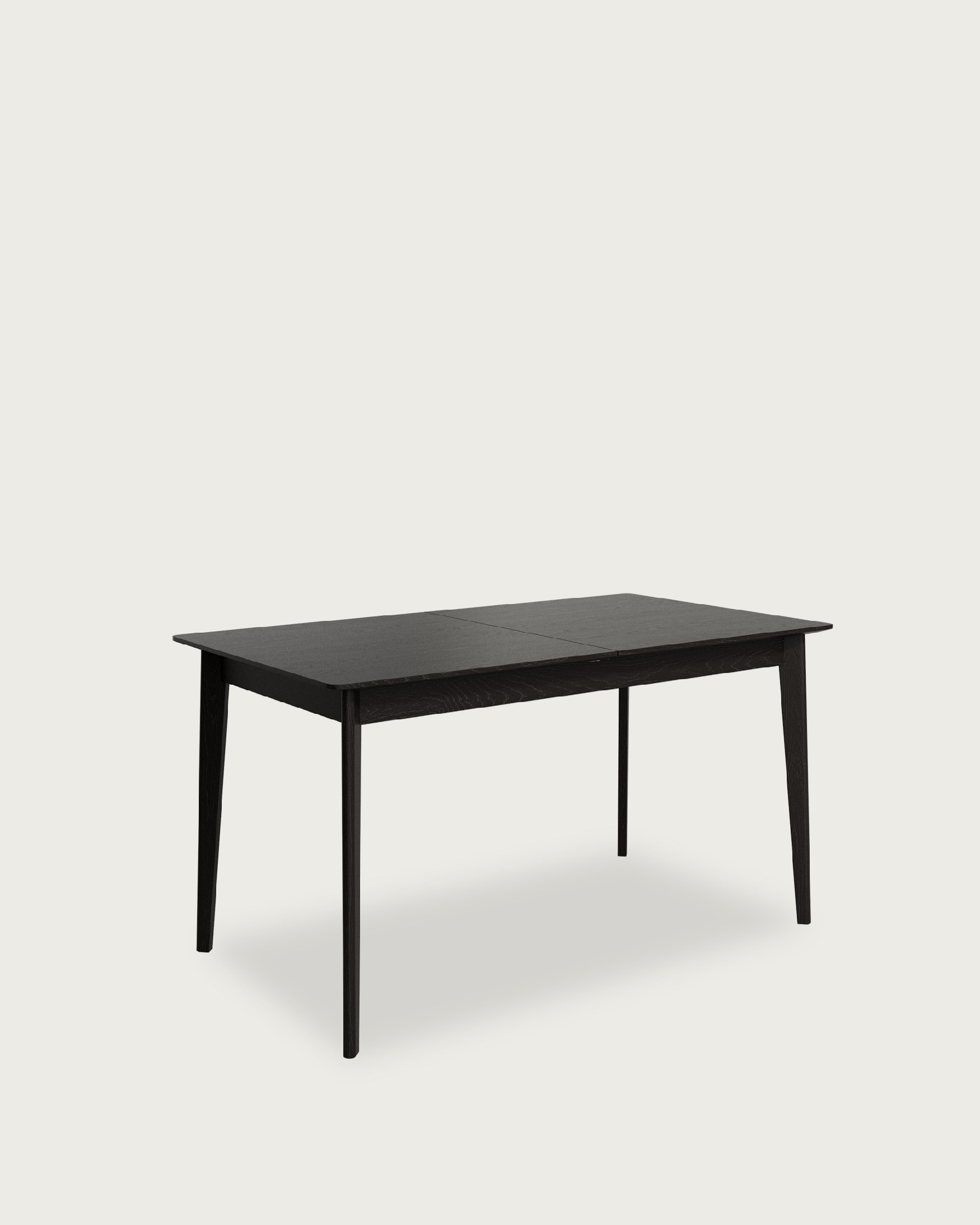 Aura extendable table with black oak finish 140(180) x 90 cm