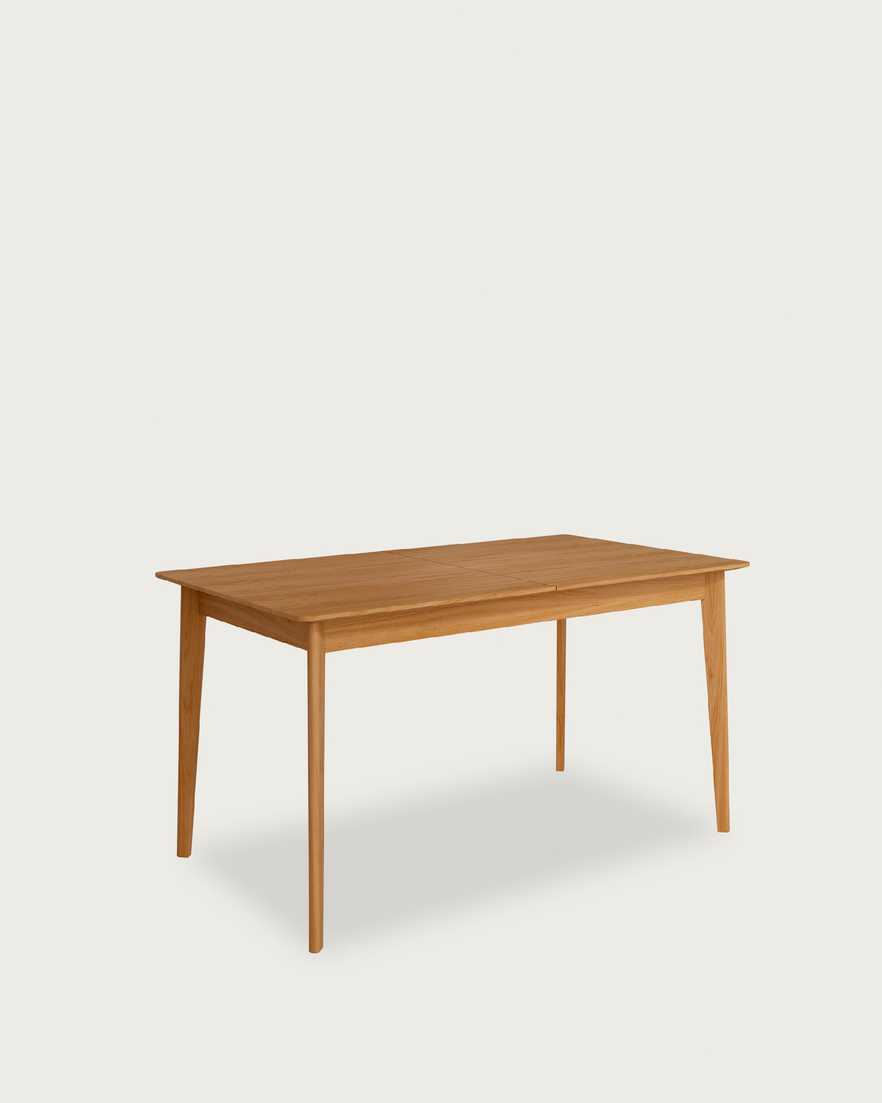 Aura extendable table with natural oak finish 140(180) x 90 cm