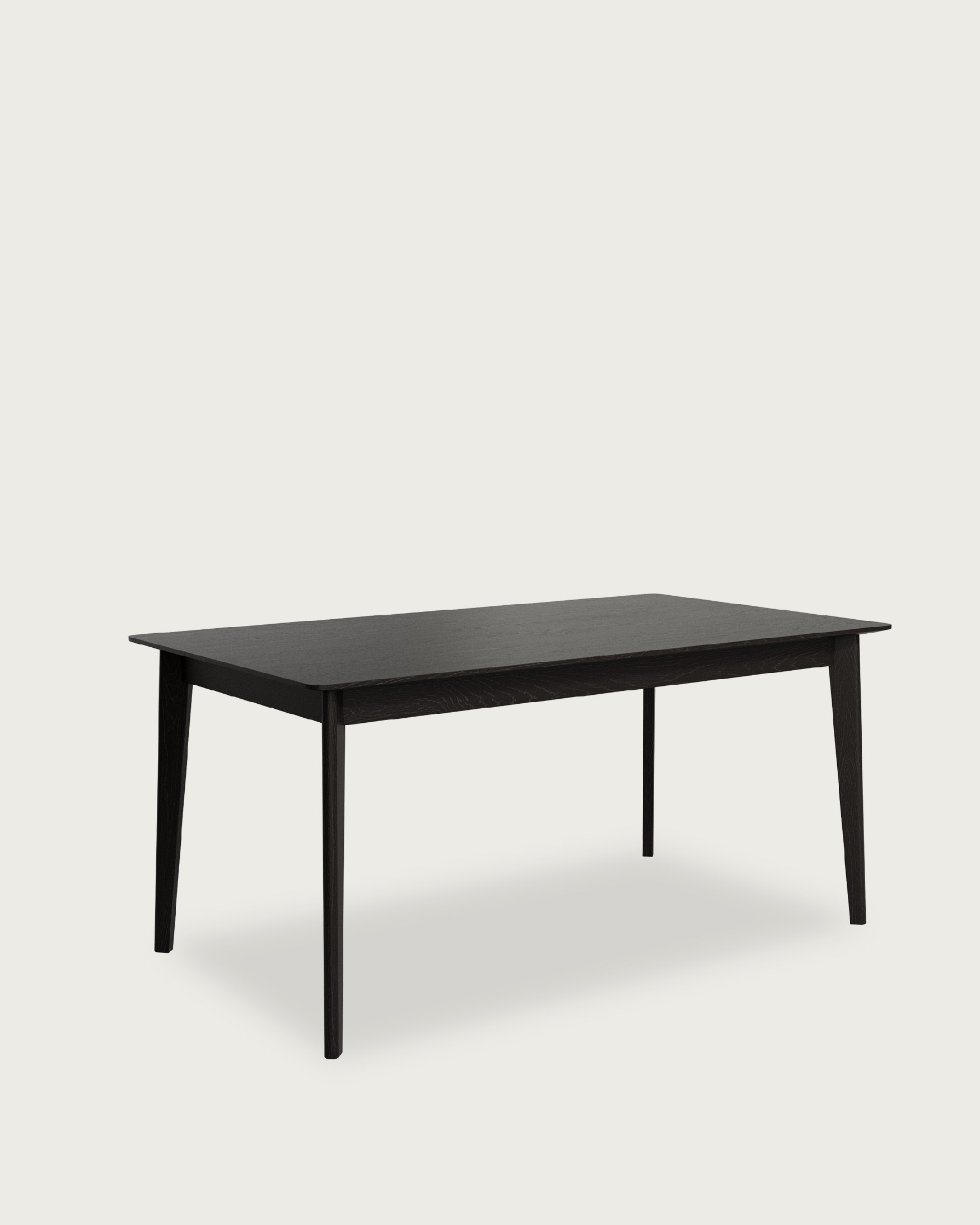Table Aura avec finition chêne noir 180 x 90 cm