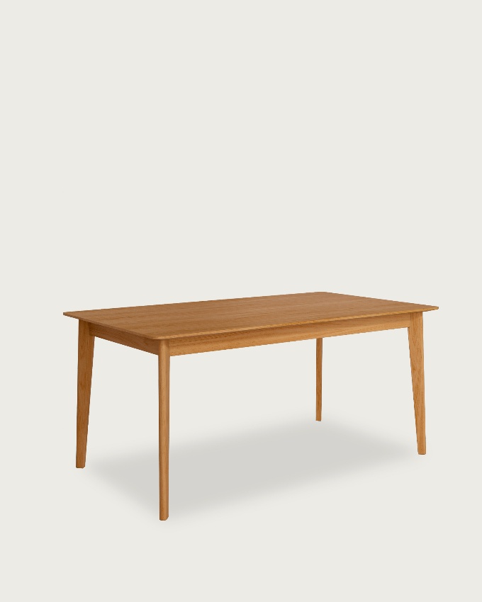 Mesa Aura con acabado roble natural 180 x 90 cm