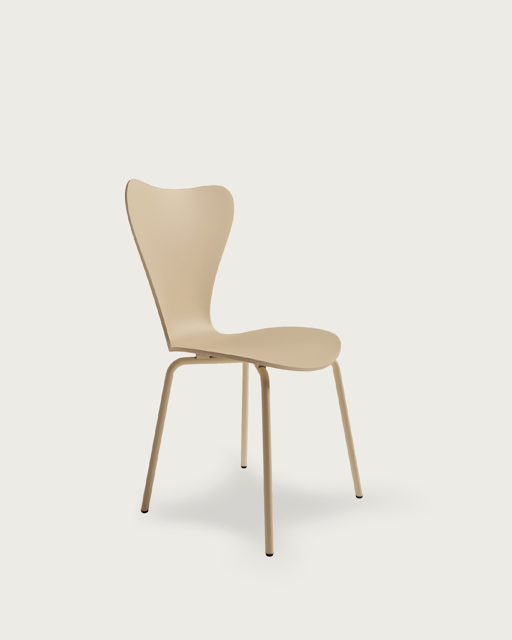 Chaise Berna en polypropylène sable