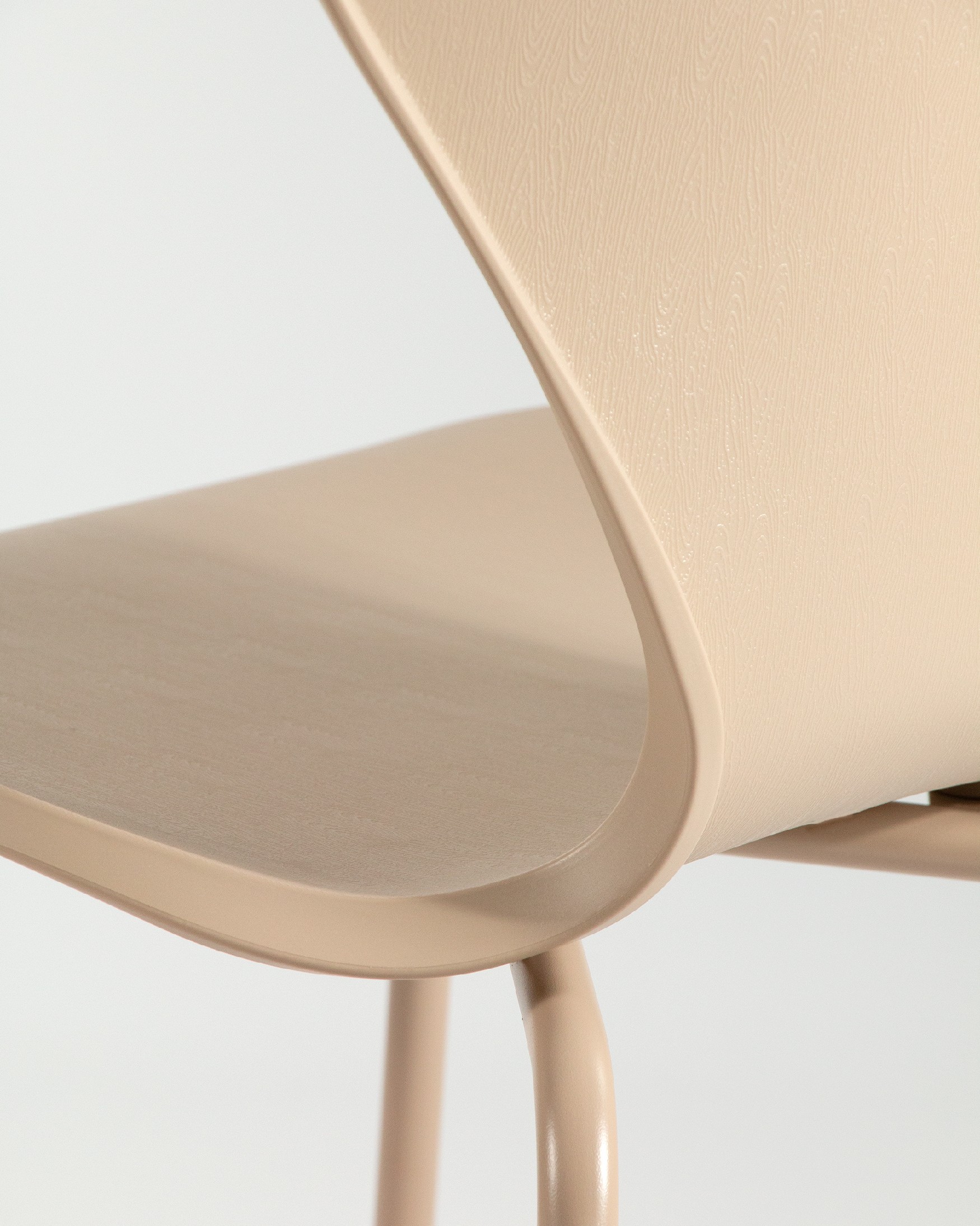 Chaise Berna en polypropylène sable