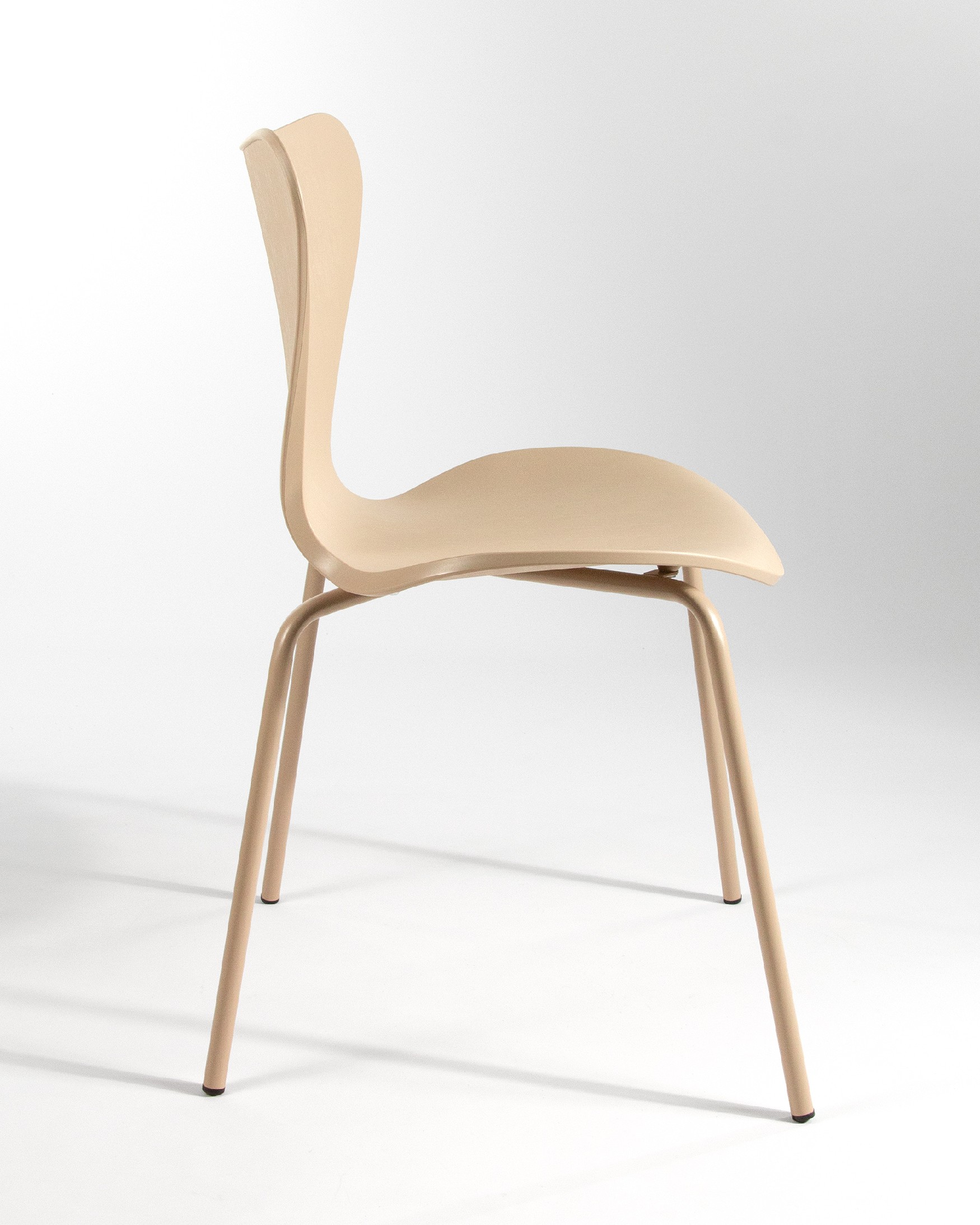 Chaise Berna en polypropylène sable