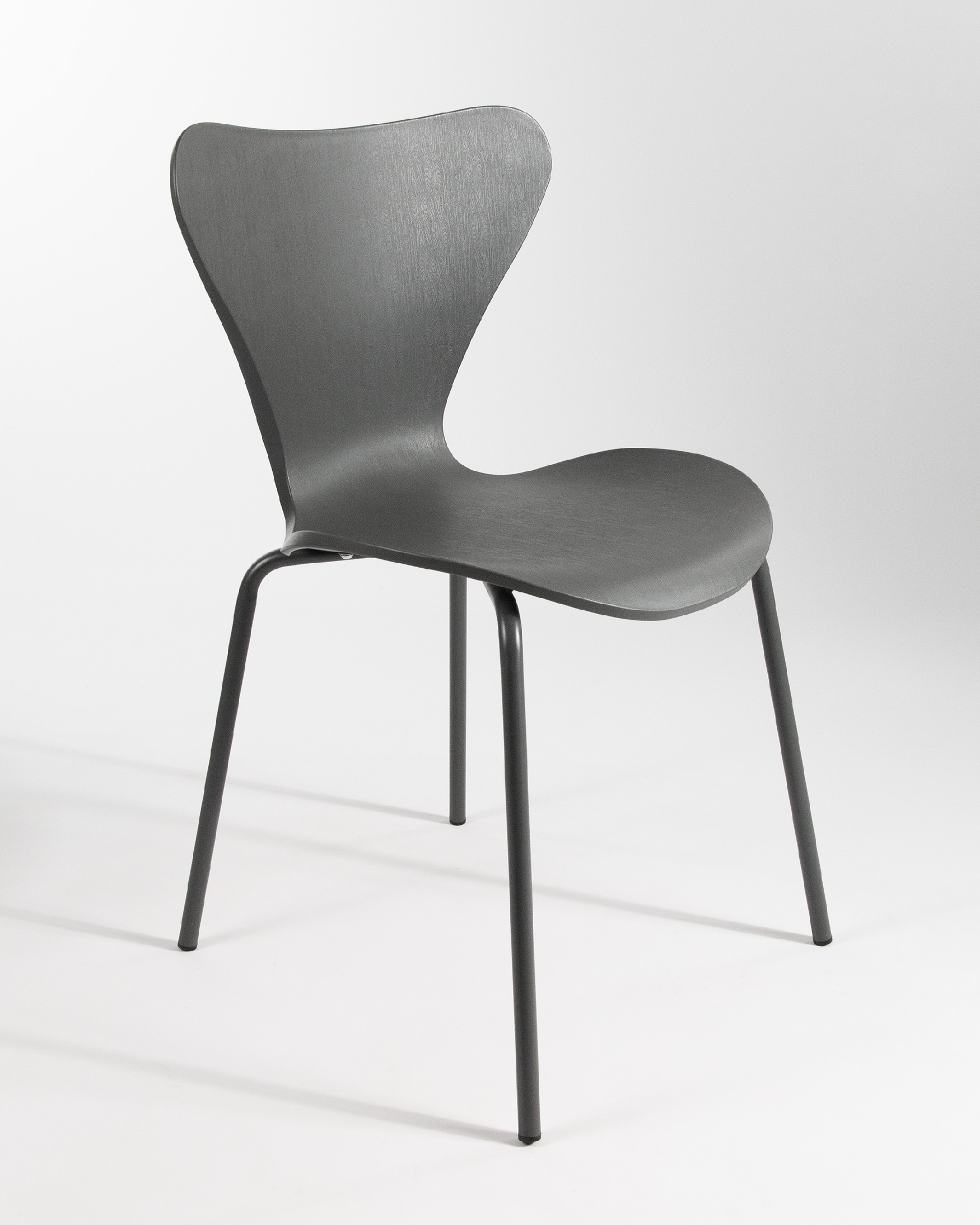 Chaise Berna en polypropylène graphite