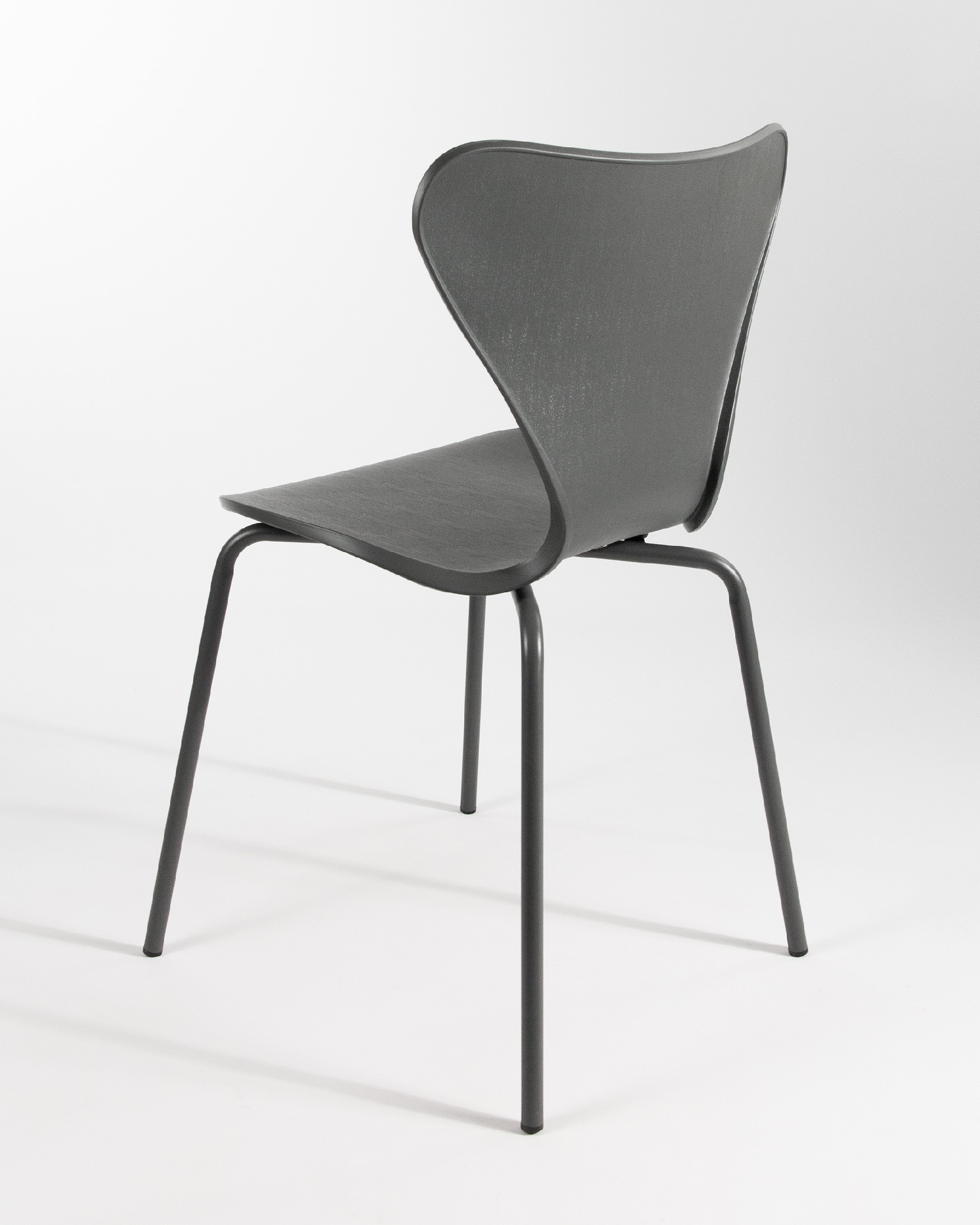 Chaise Berna en polypropylène graphite