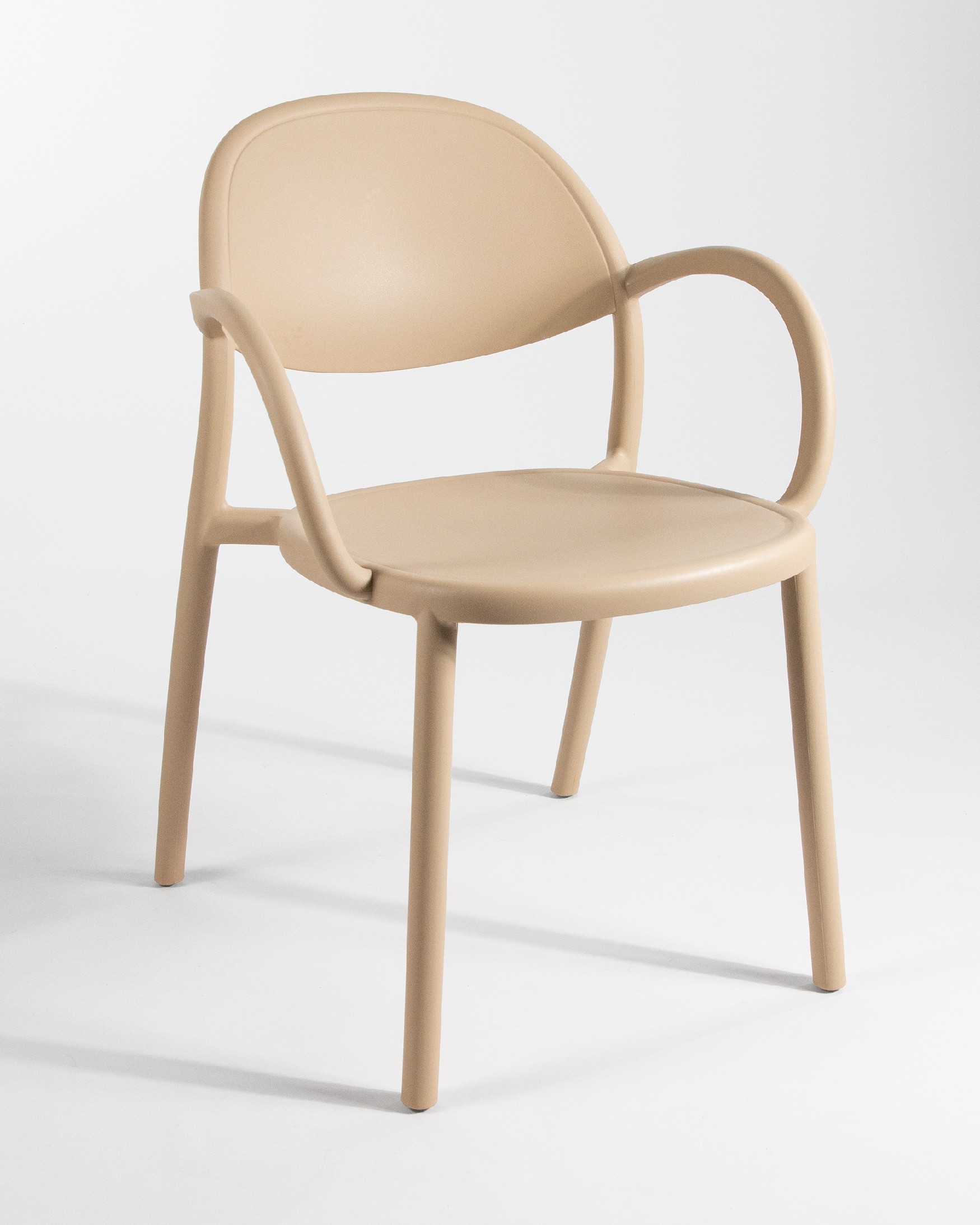 Chaise Bora en polypropylène sable