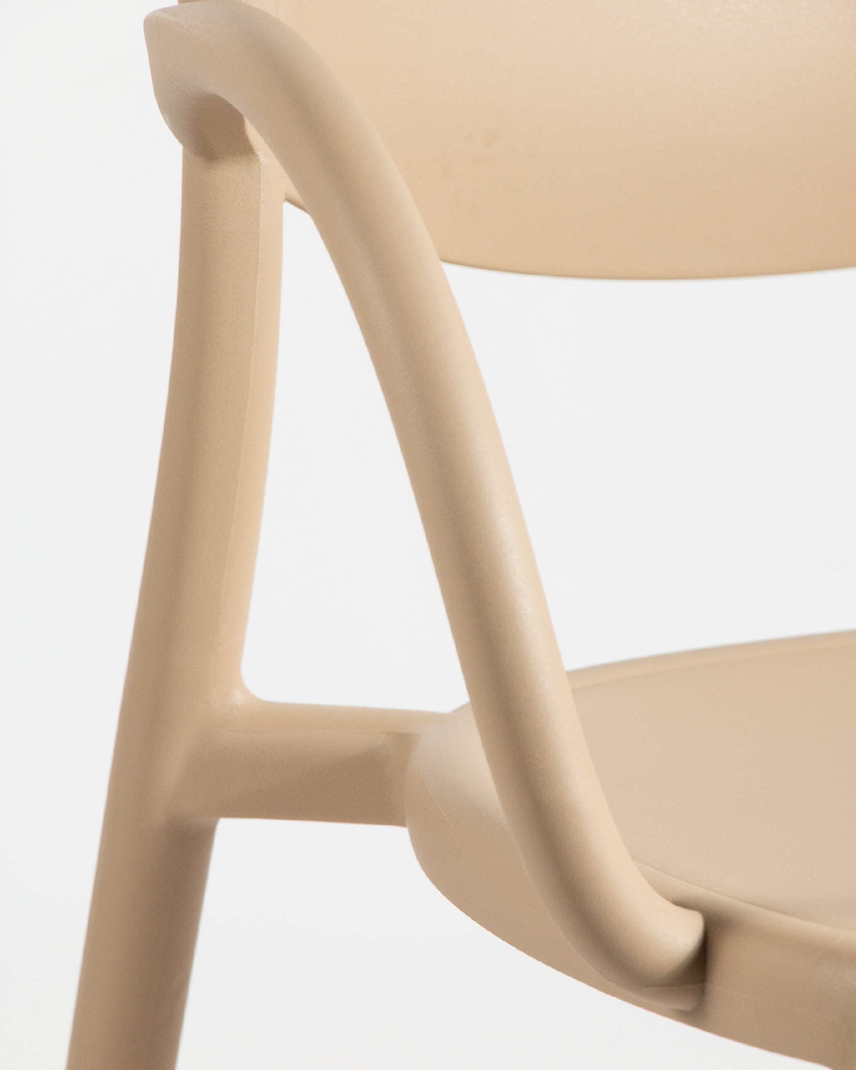 Chaise Bora en polypropylène sable