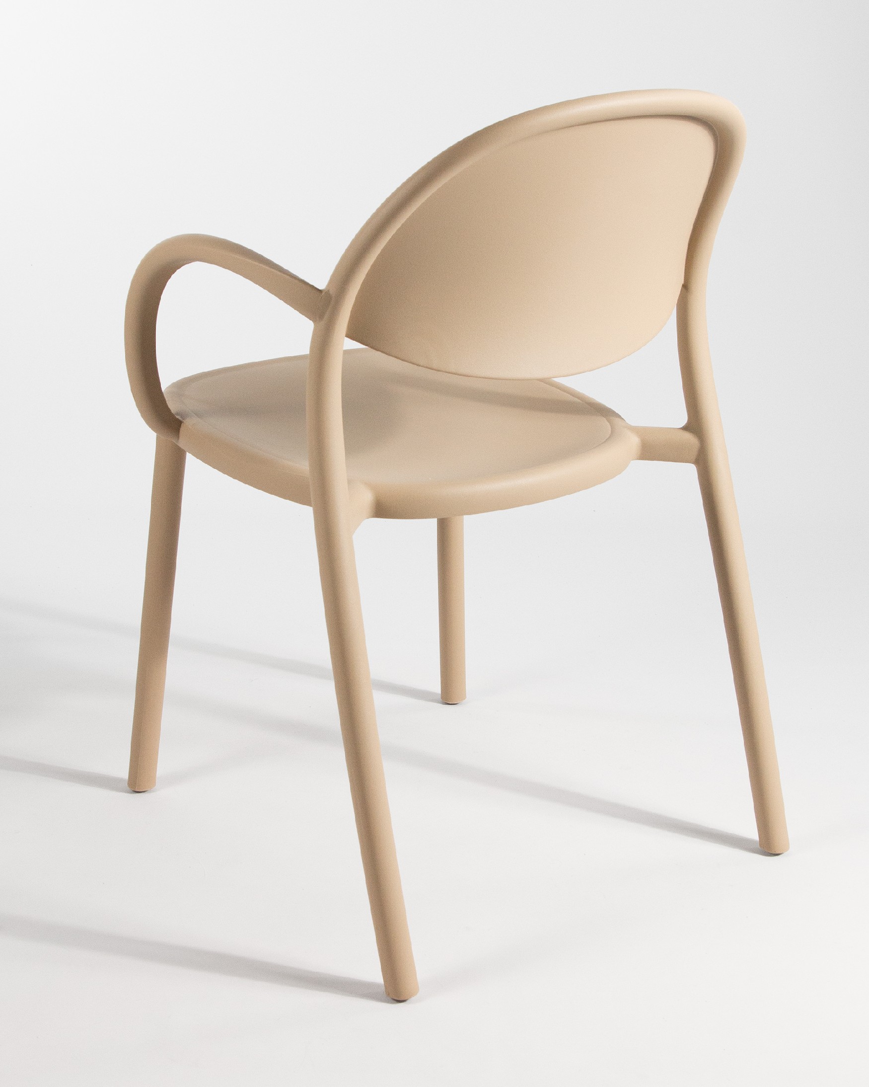 Chaise Bora en polypropylène sable