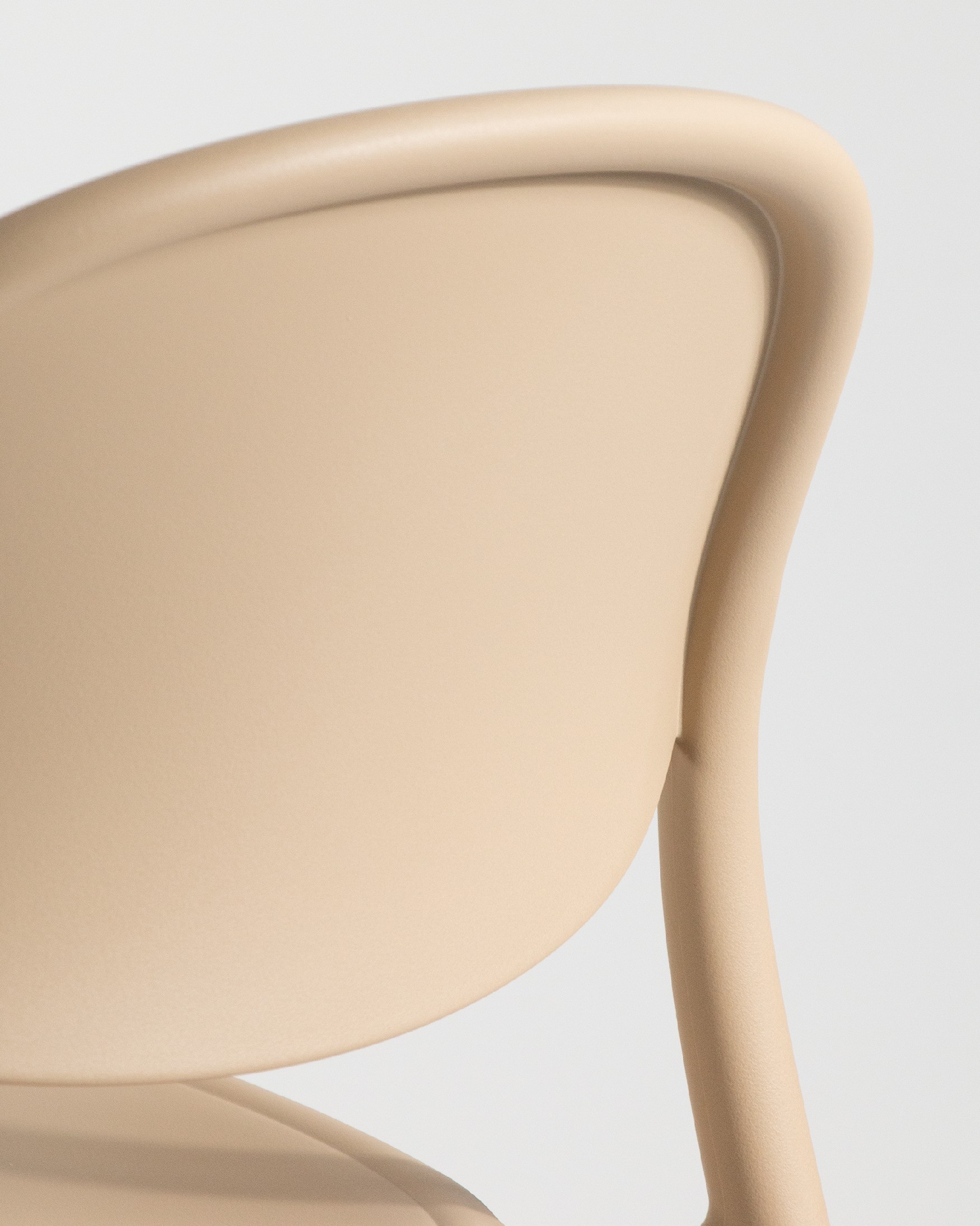 Chaise Bora en polypropylène sable
