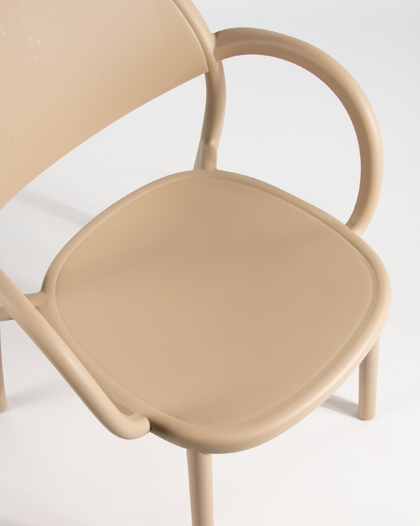 Chaise Bora en polypropylène sable