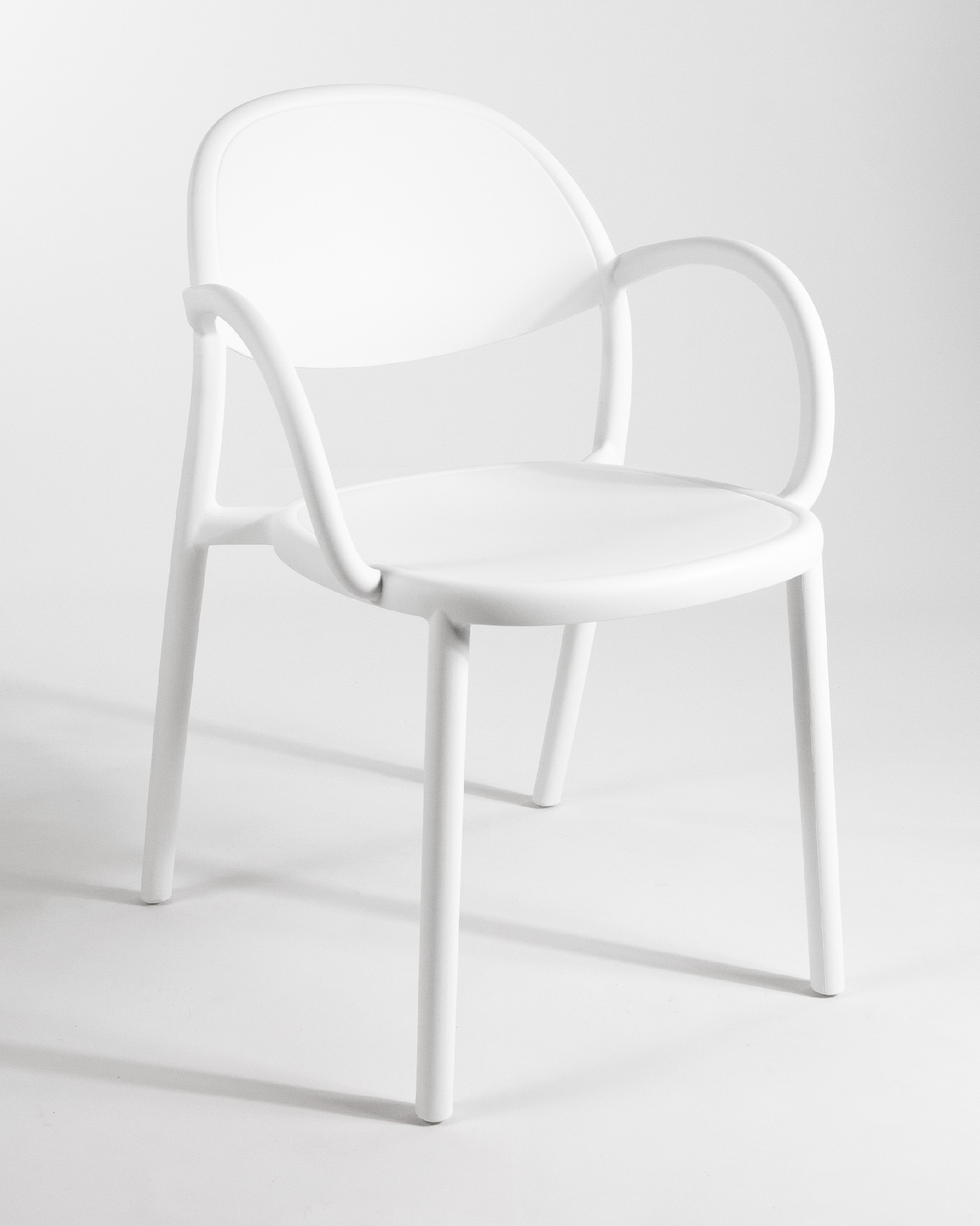 Chaise Bora en polypropylène blanc