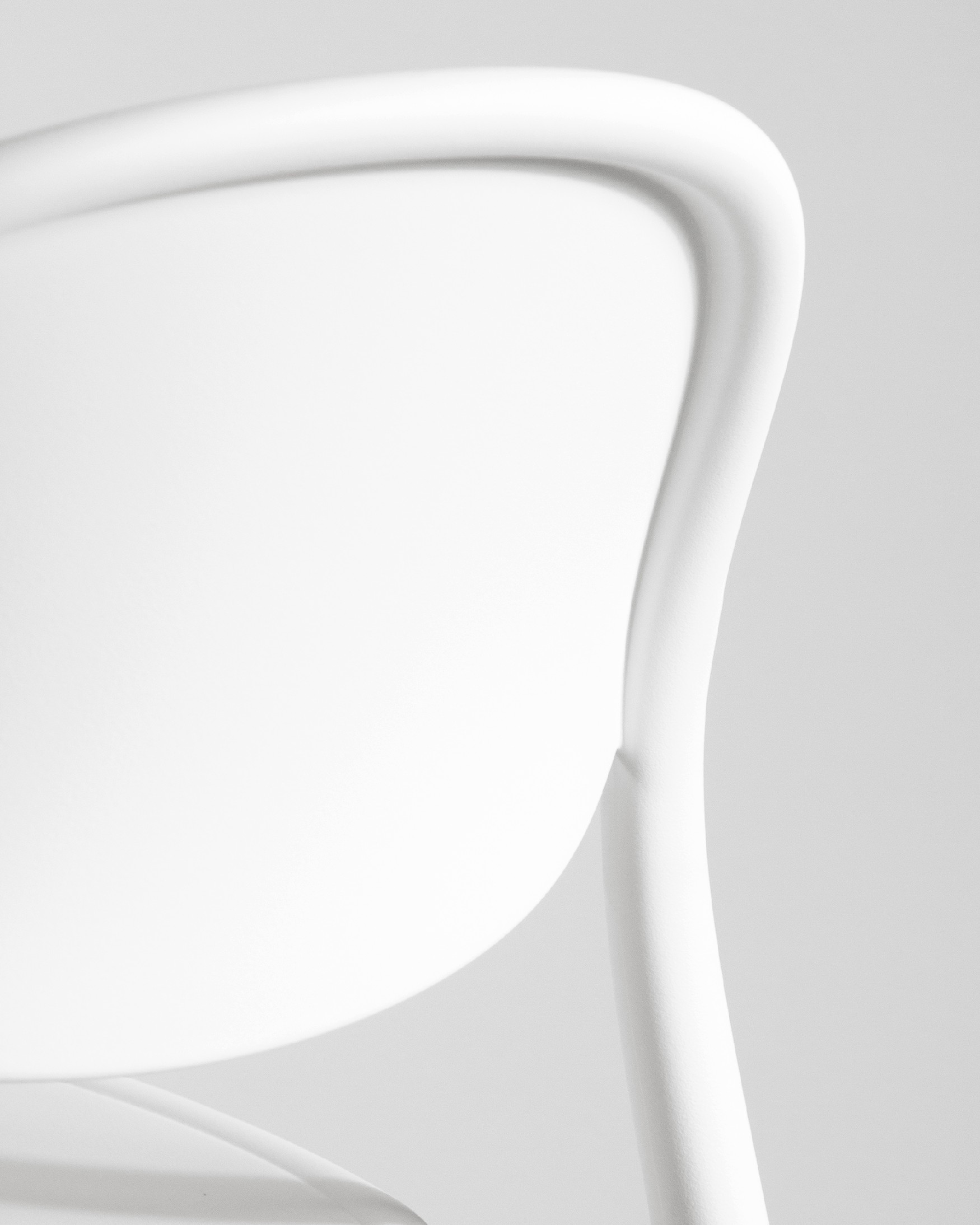 Chaise Bora en polypropylène blanc