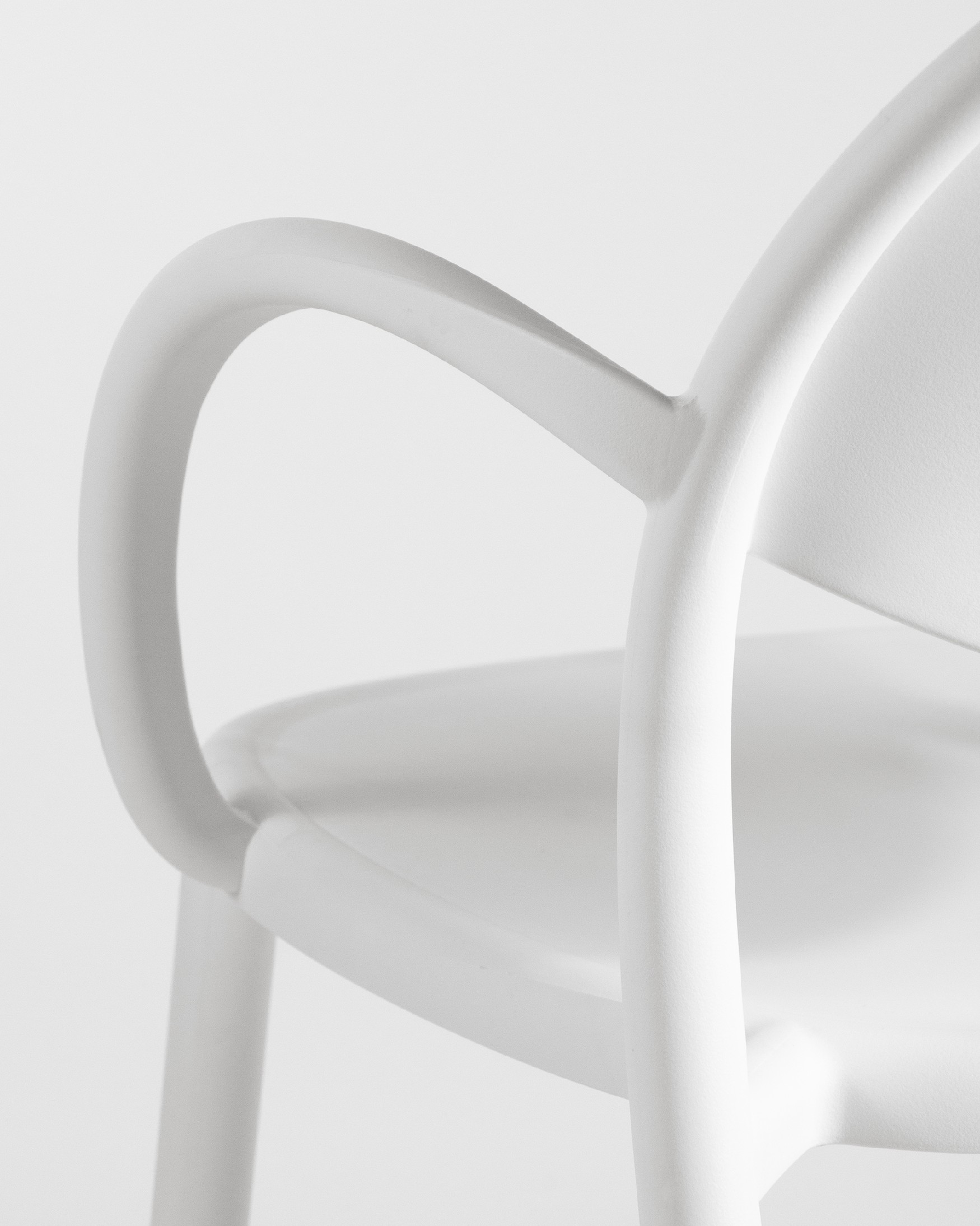 Chaise Bora en polypropylène blanc