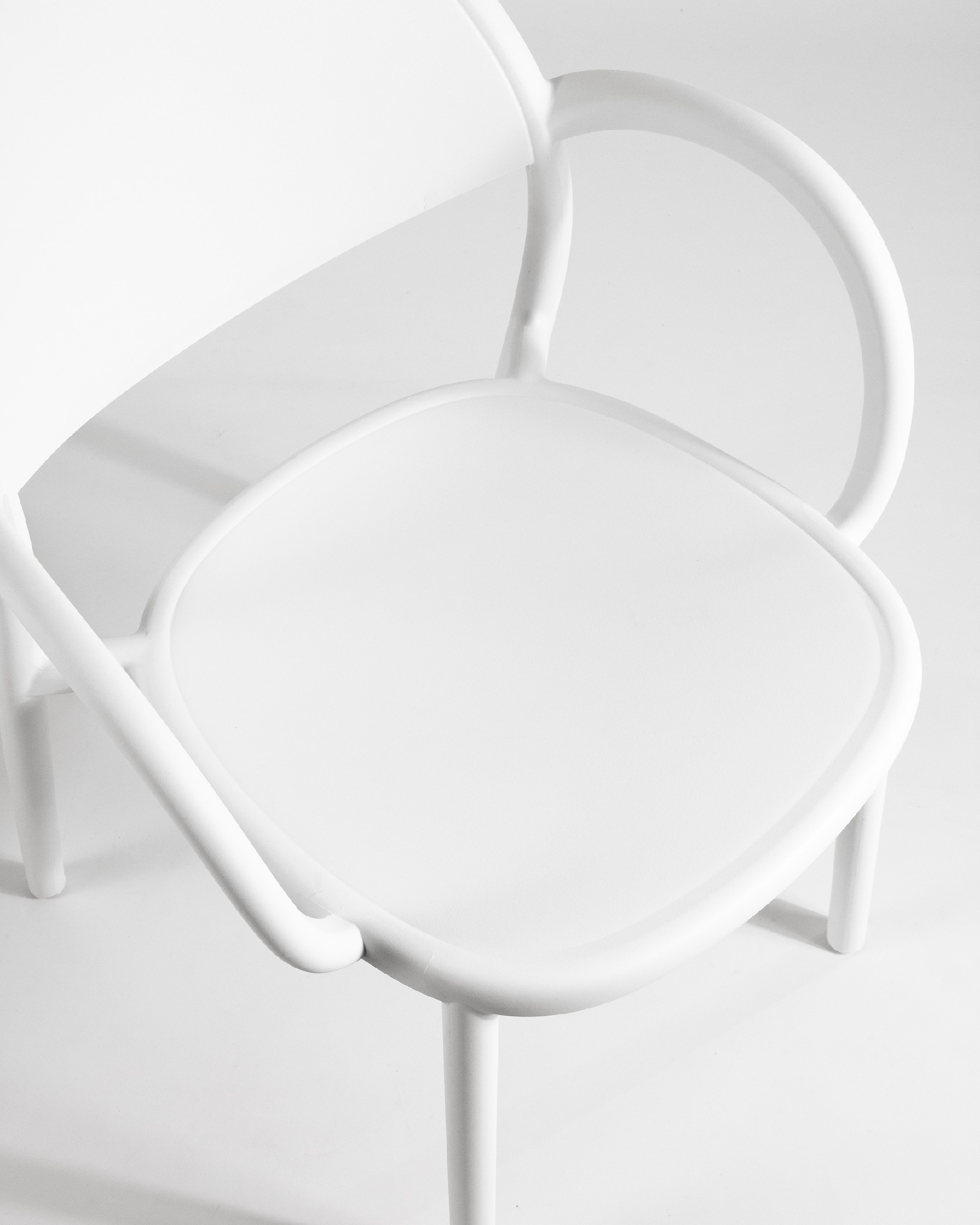 Chaise Bora en polypropylène blanc