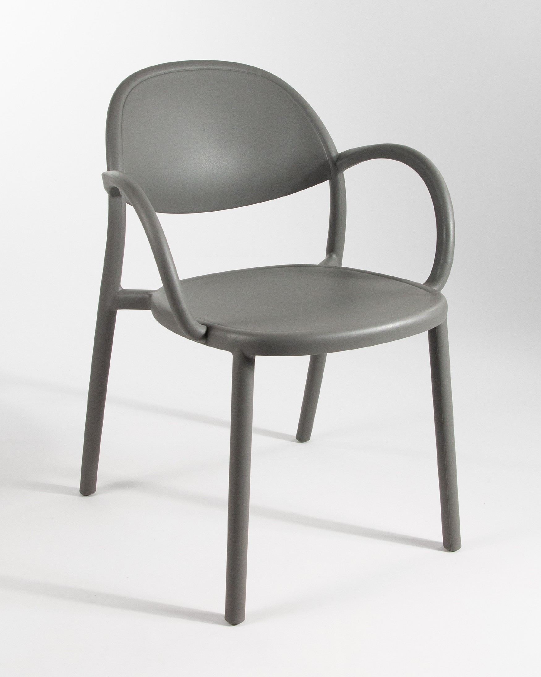 Chaise Bora en polypropylène graphite