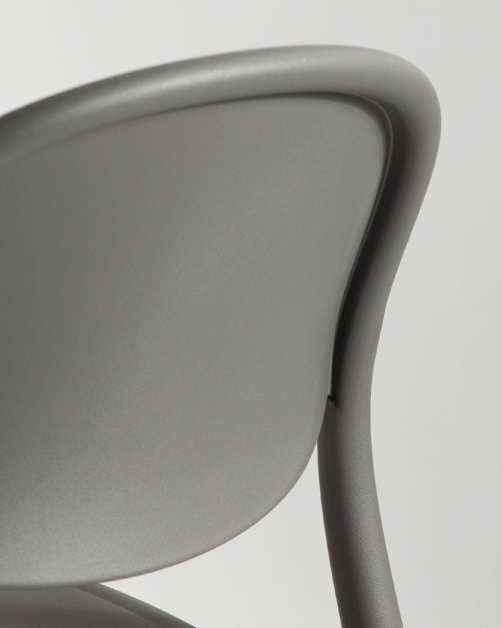 Chaise Bora en polypropylène graphite