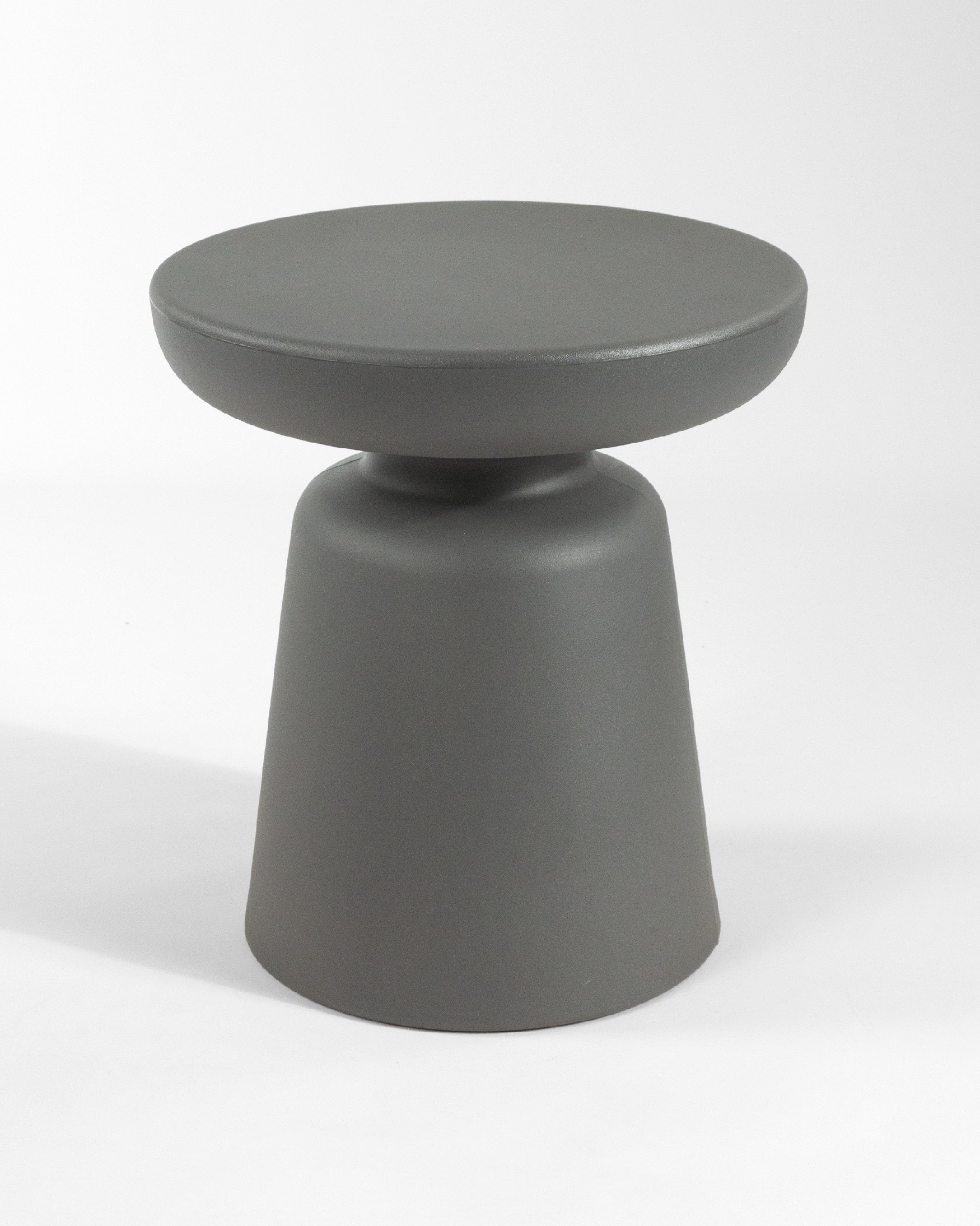 Mesa auxiliar Borneo grafito Ø 40 cm