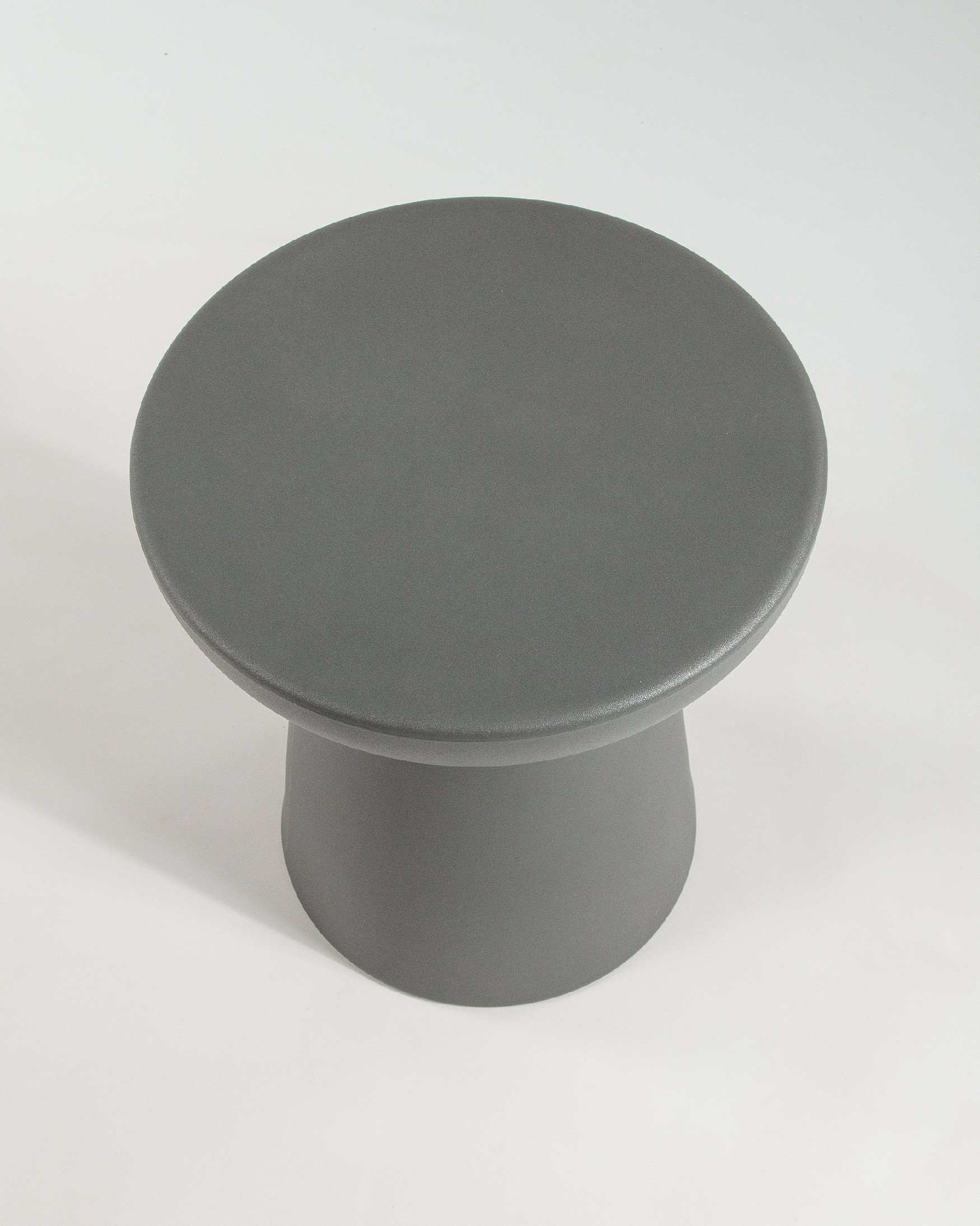 Mesa auxiliar Borneo grafito Ø 40 cm