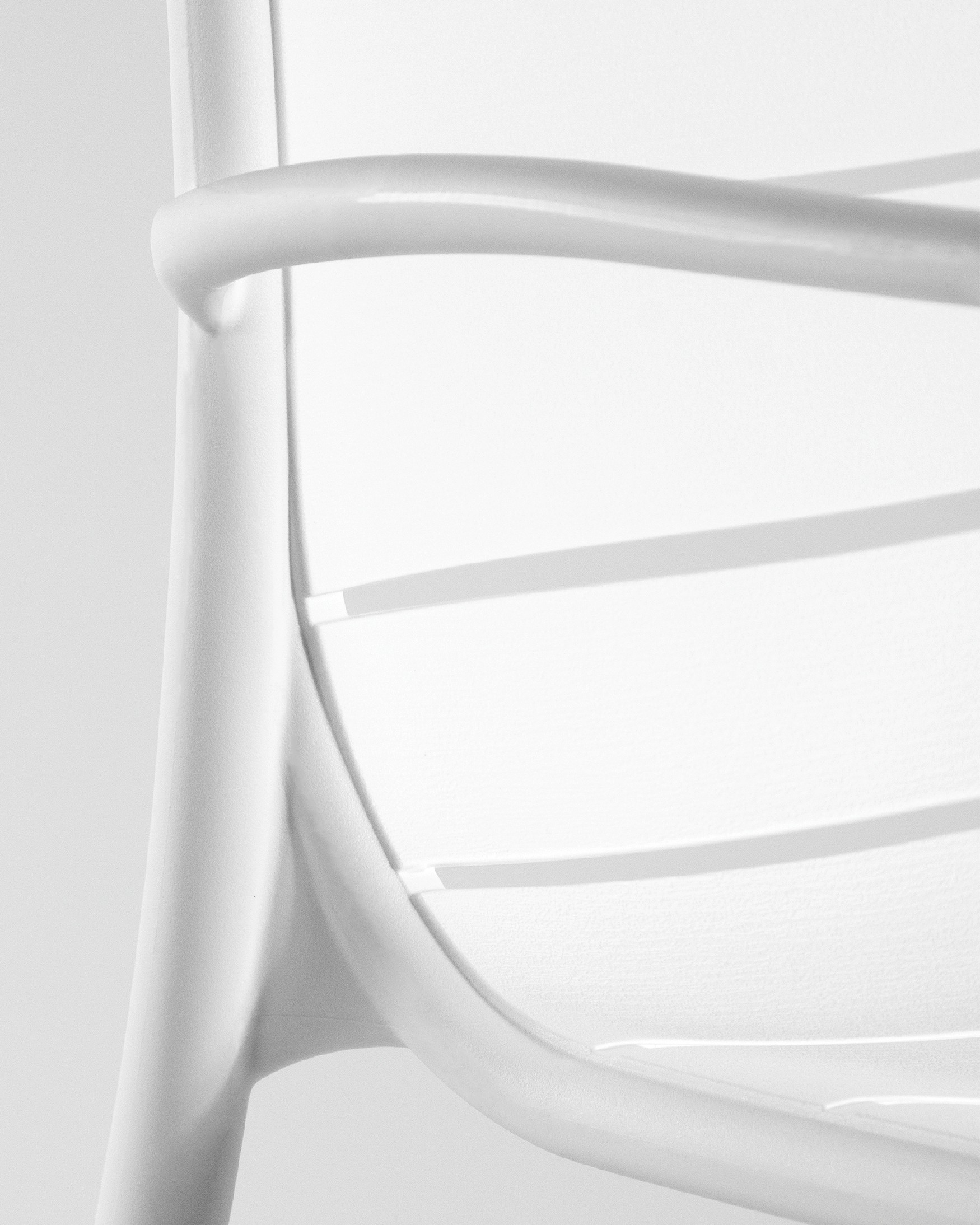 Chaise Cancún en polypropylène blanc