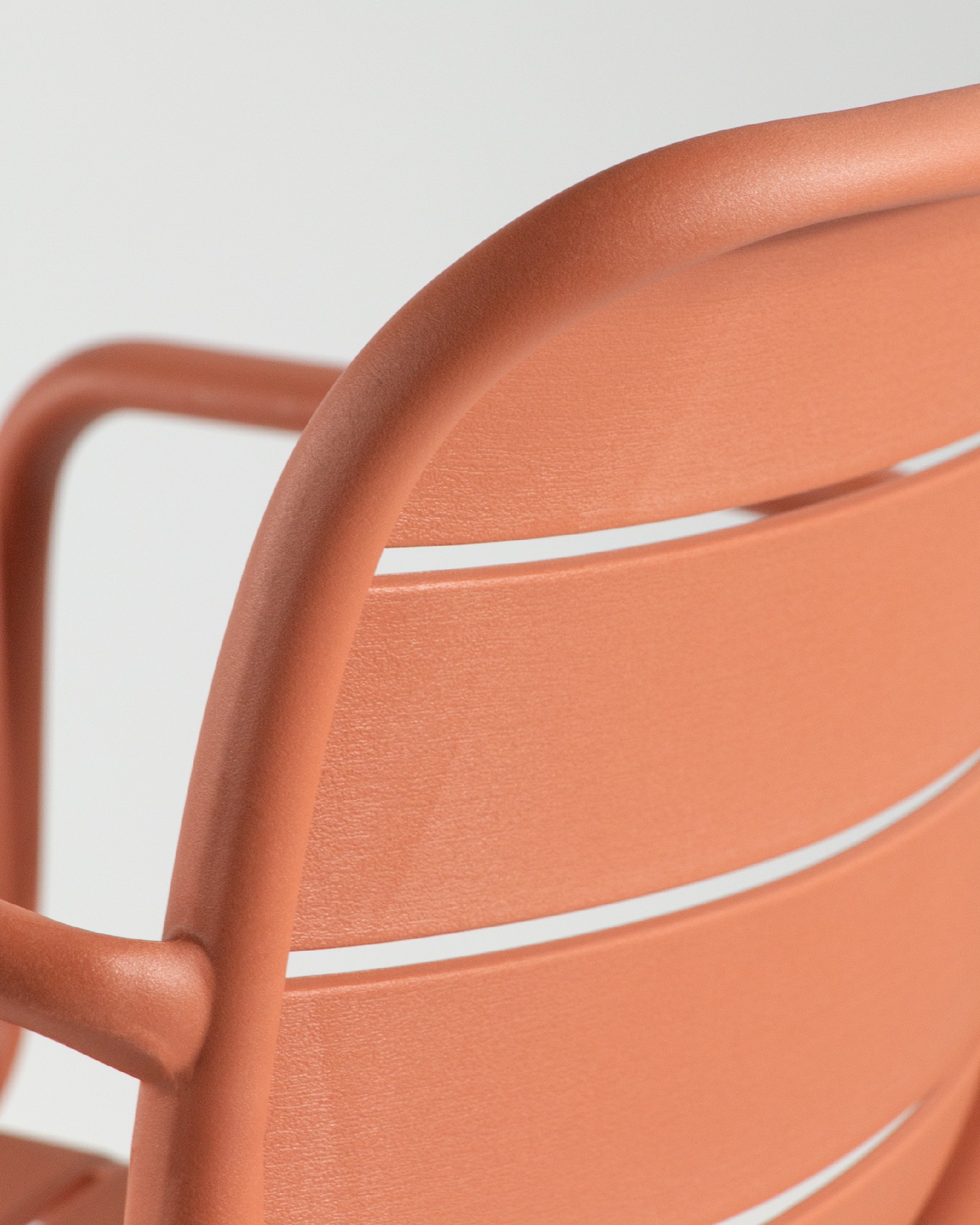 Cancun chair in terracotta polypropylene