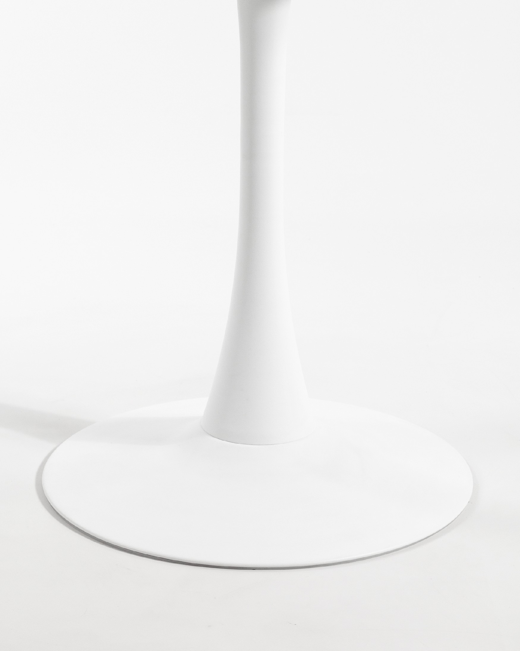 Mesa Capri de exterior redonda metálica blanca  Ø 80 cm
