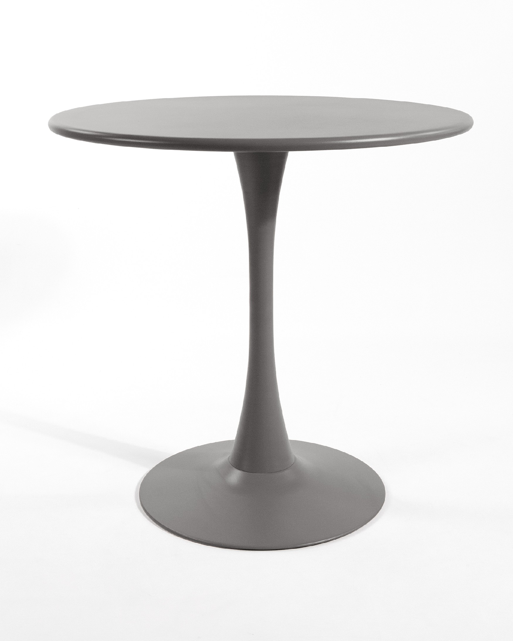 Graphite round outdoor Capri table Ø 80 cm