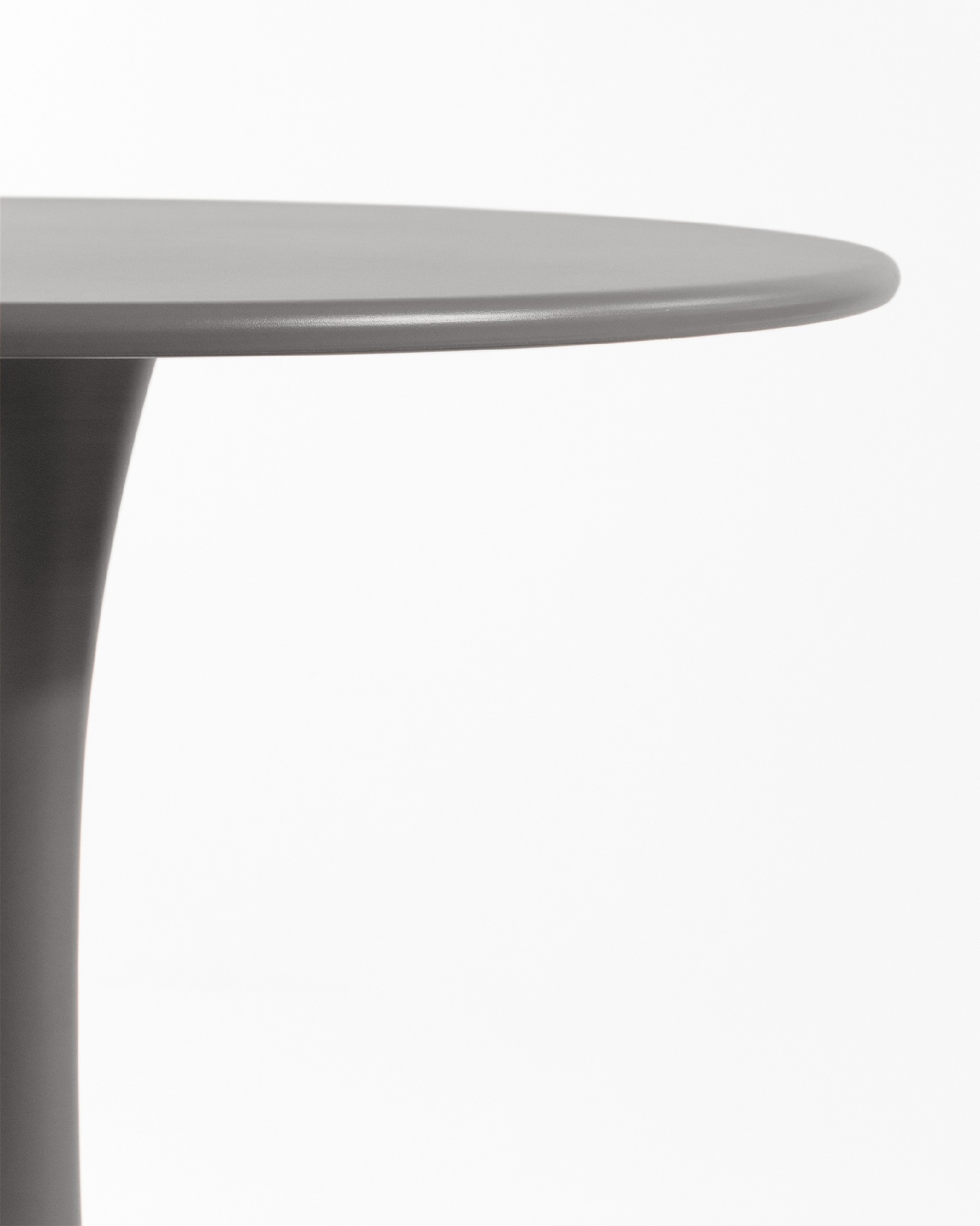 Graphite round outdoor Capri table Ø 80 cm