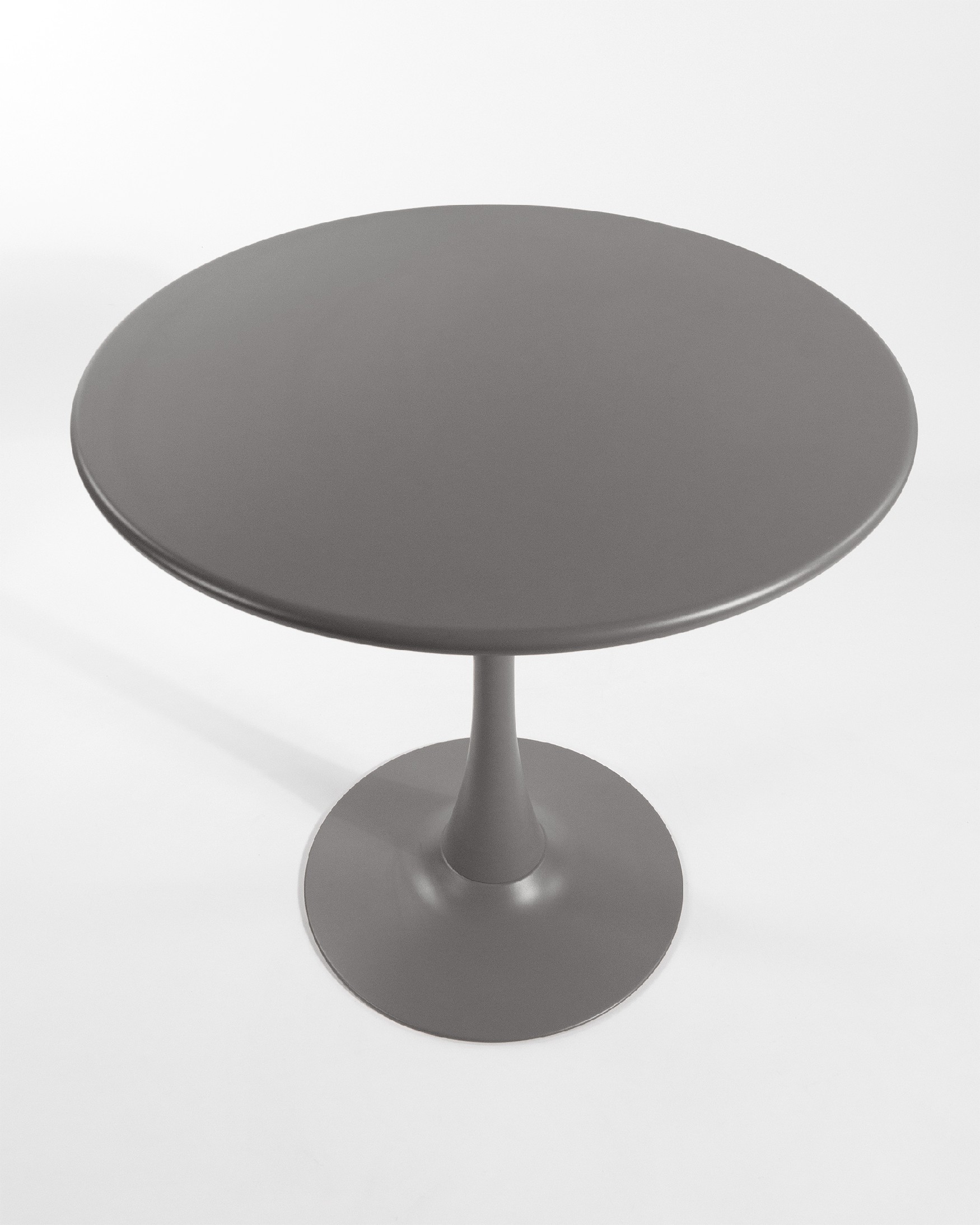 Graphite round outdoor Capri table Ø 80 cm