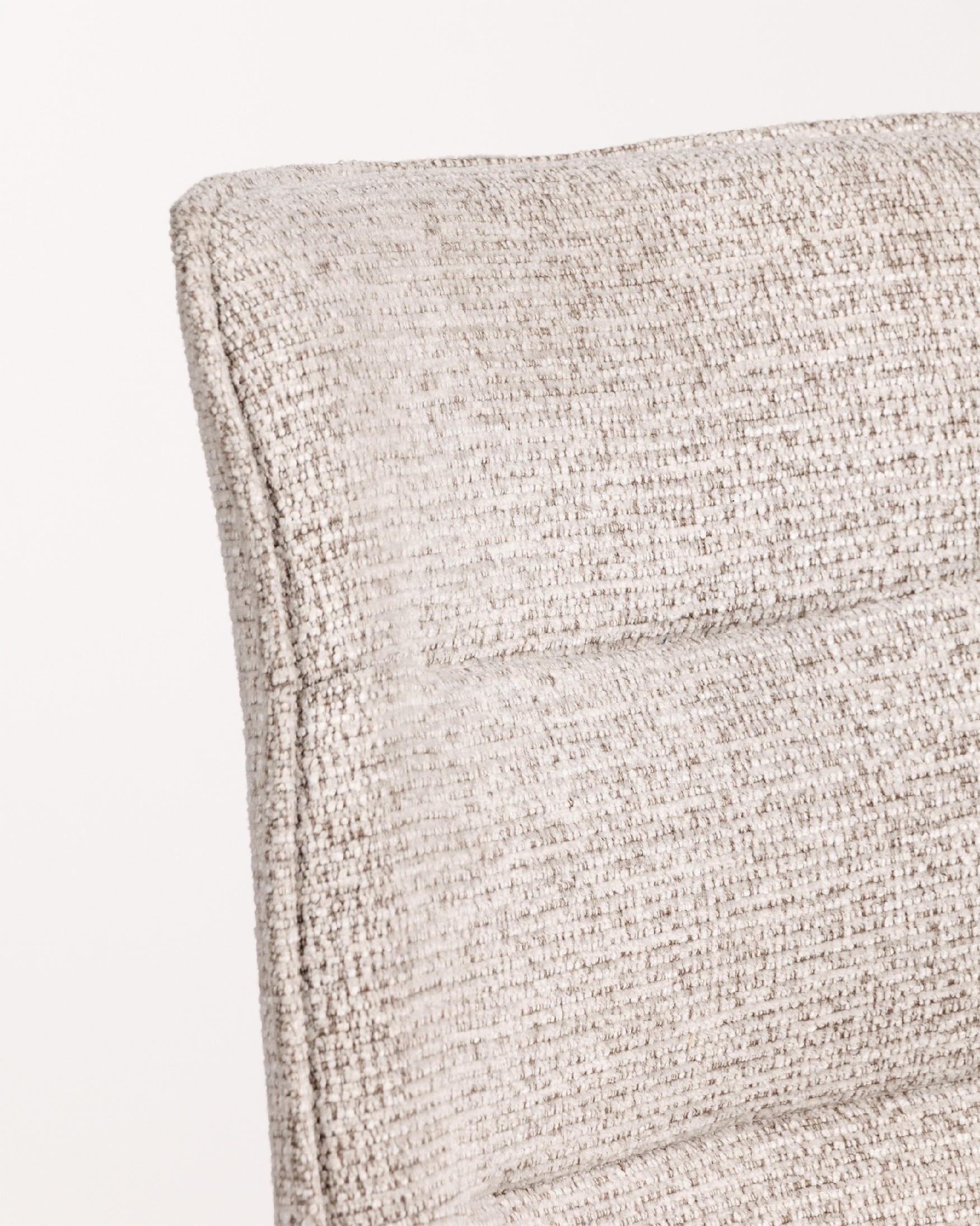 Cascais chair with mother-of-pearl upholstery and ivory metal legs