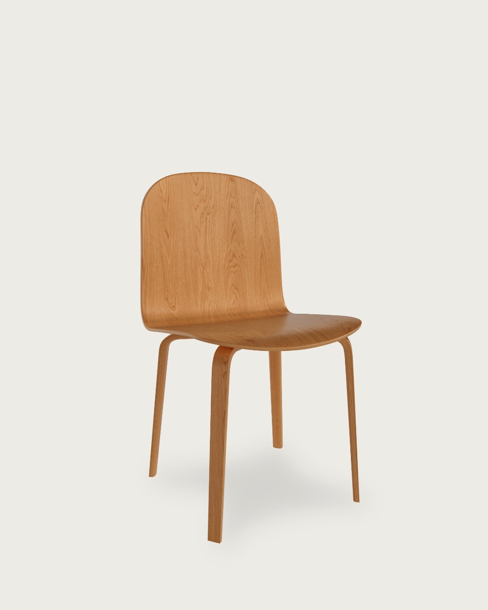Silla Danta acabado roble natural