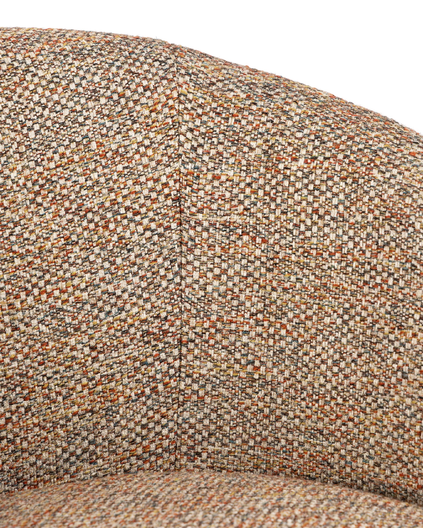 Swivel armchair 360º Doria with ethnic upholstery