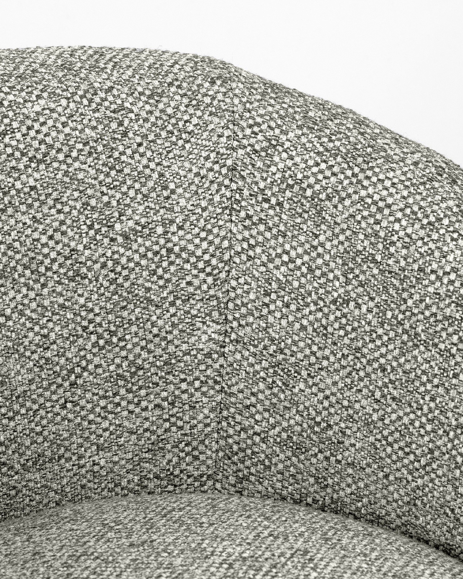 Swivel armchair 360º Doria with gray upholstery