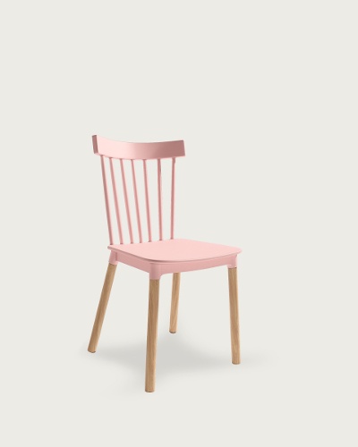 Rosa - Patas madera